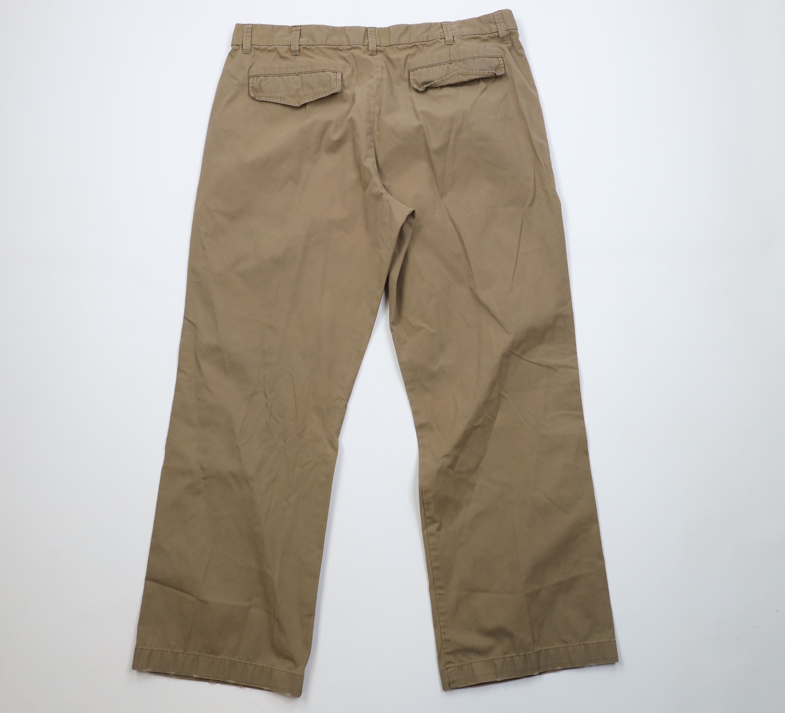 Banana Republic Vintage Y2K Banana Republic Wide Leg Chino Pants Brown Size US 38 / EU 54 - 10 Thumbnail