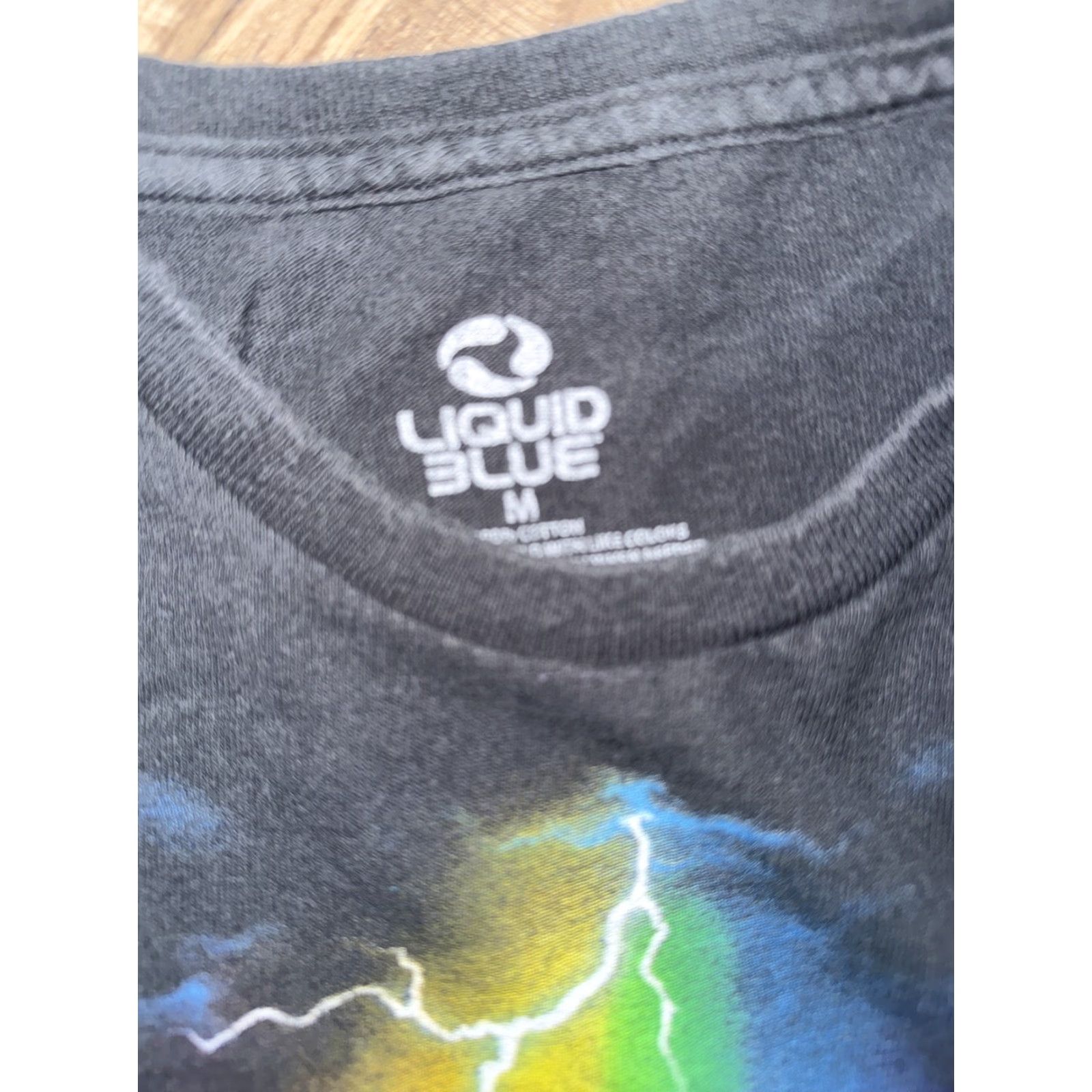 Liquid Blue Liquid Blue Pink Floyd T-Shirt Black M 18x25 Mens Regular Shirt Size US M / EU 48-50 / 2 - 3 Thumbnail