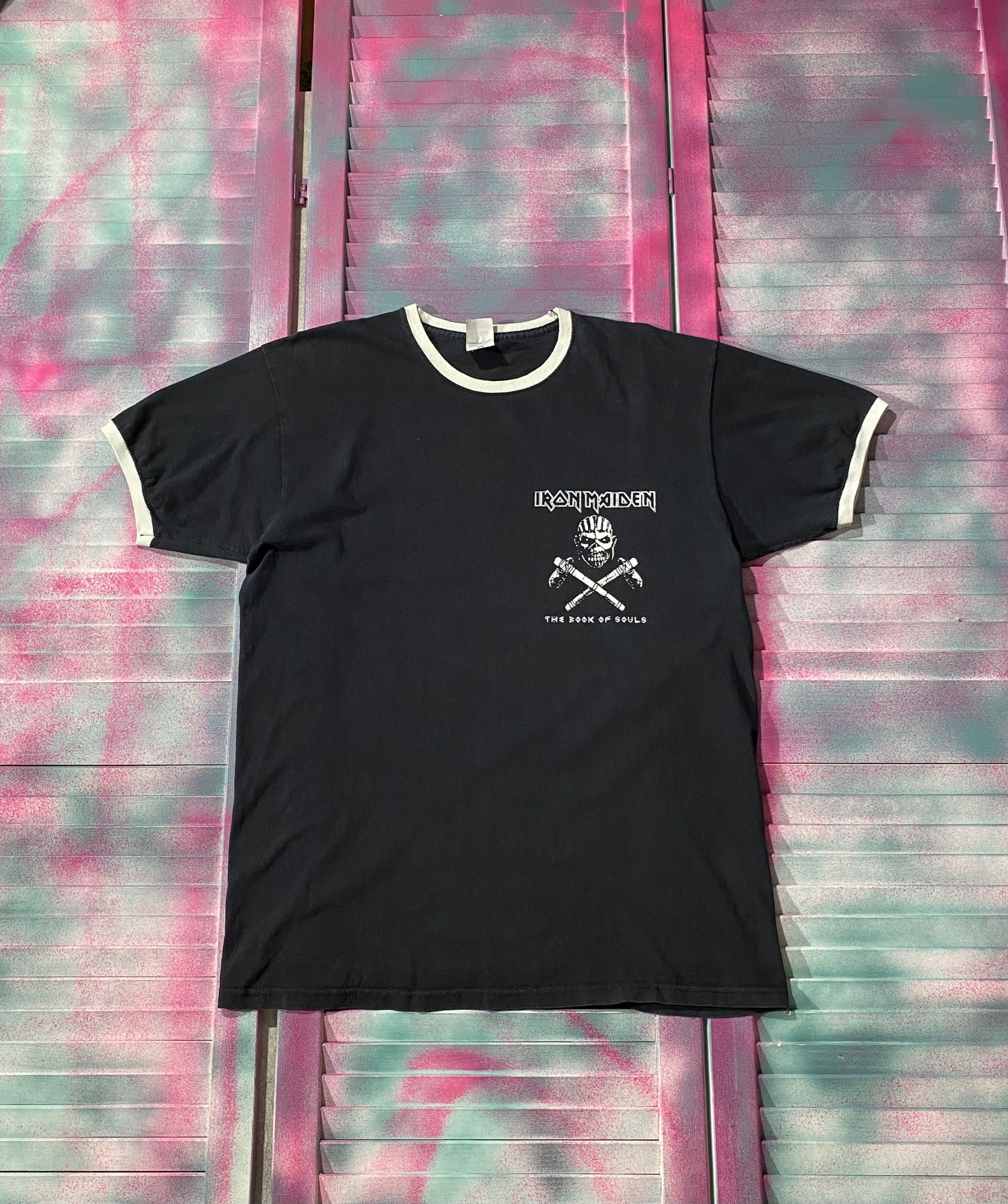 Band Tees Iron Maiden Uk Tour The book of soul T-shirt Size US S / EU 44-46 / 1 - 2 Thumbnail