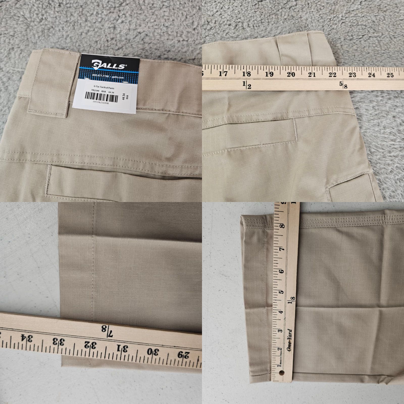 Vintage Galls Mens Cargo Pants 44x34 Khaki Ripstop Workwear Pockets Pants Regular Straight Cargo Vintage No Size US 44 / EU 60 - 8 Thumbnail