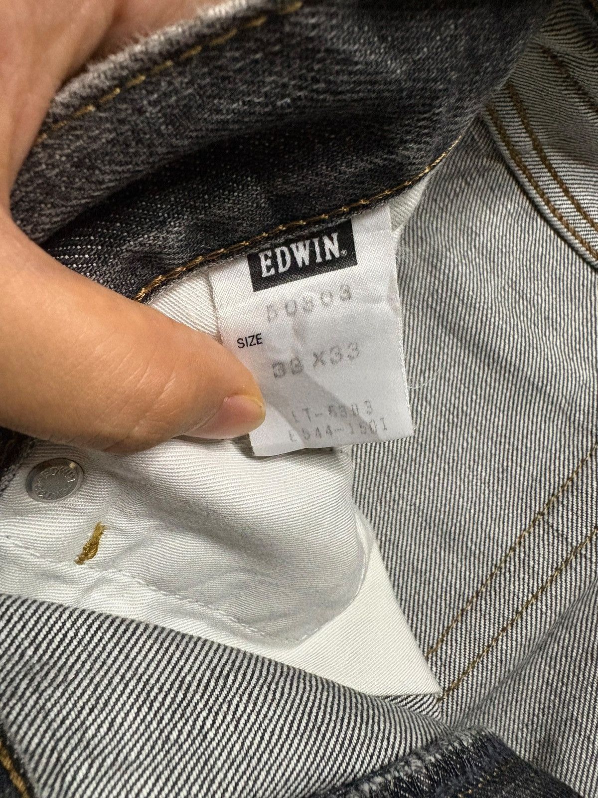 Edwin Vintage Japanese Edwin Painted Wash Distressed Baggy Jeans Size US 32 / EU 48 - 10 Thumbnail