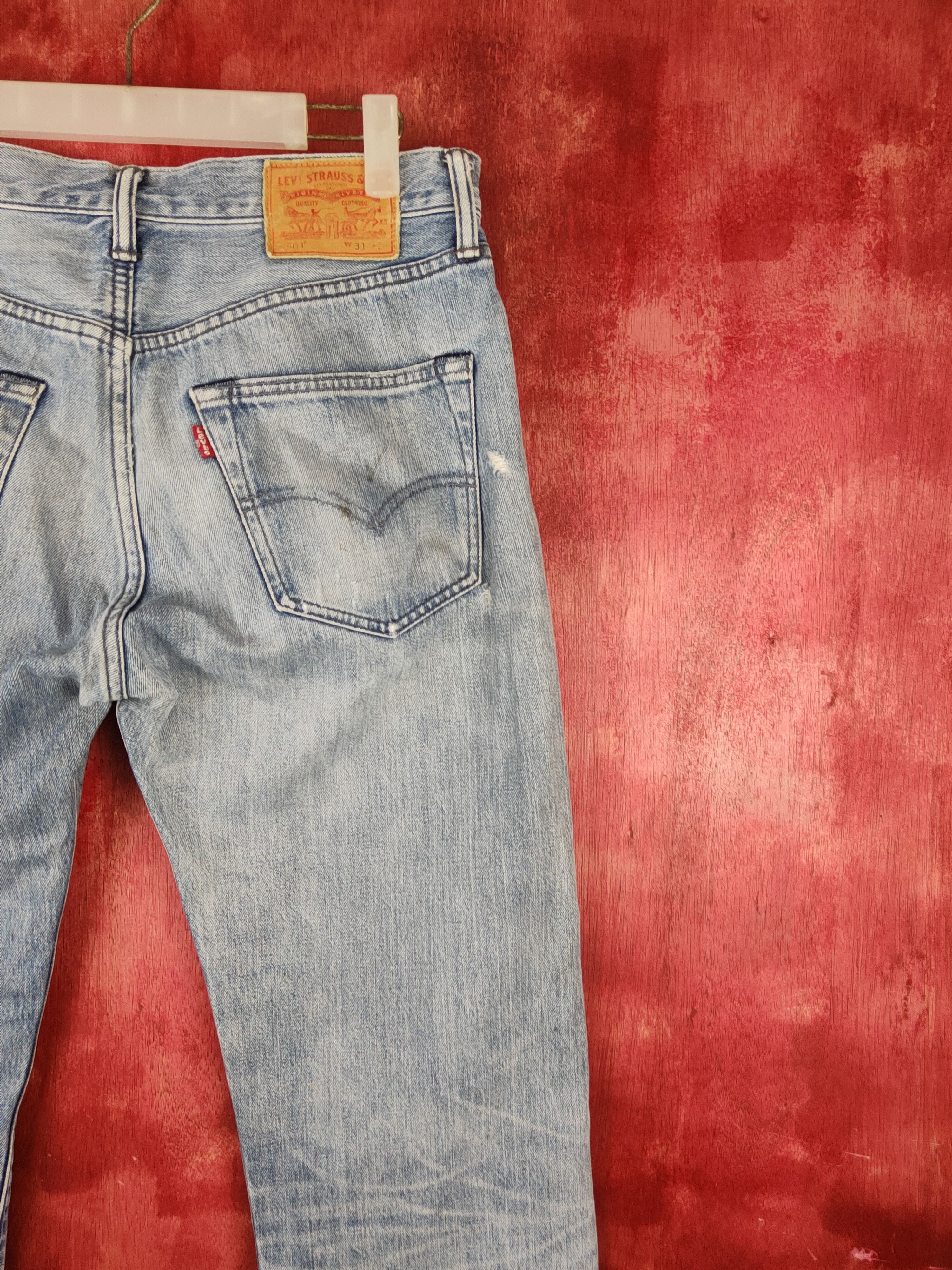 Levi's Levi's Blue Faded vintage Denim Pants #S1374 Size US 32 / EU 48 - 12 Thumbnail