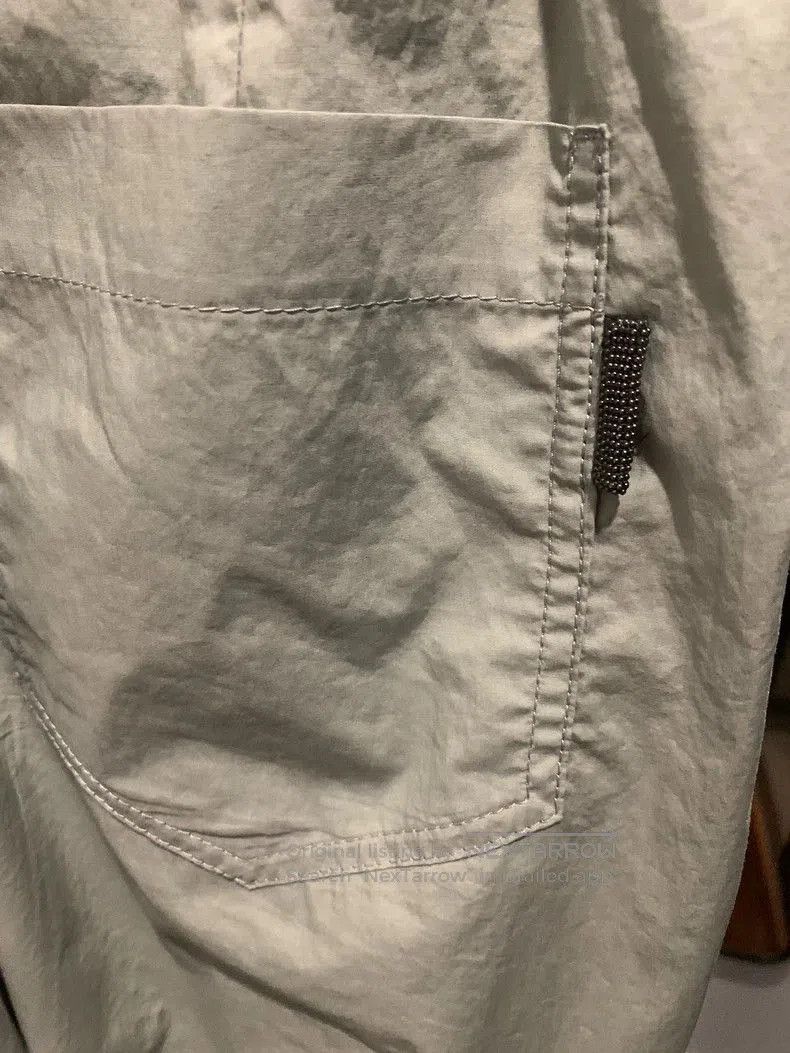 Brunello Cucinelli Brunello Cucinelli Gray Casual Pants. Size US 40 / EU 56 - 5 Thumbnail