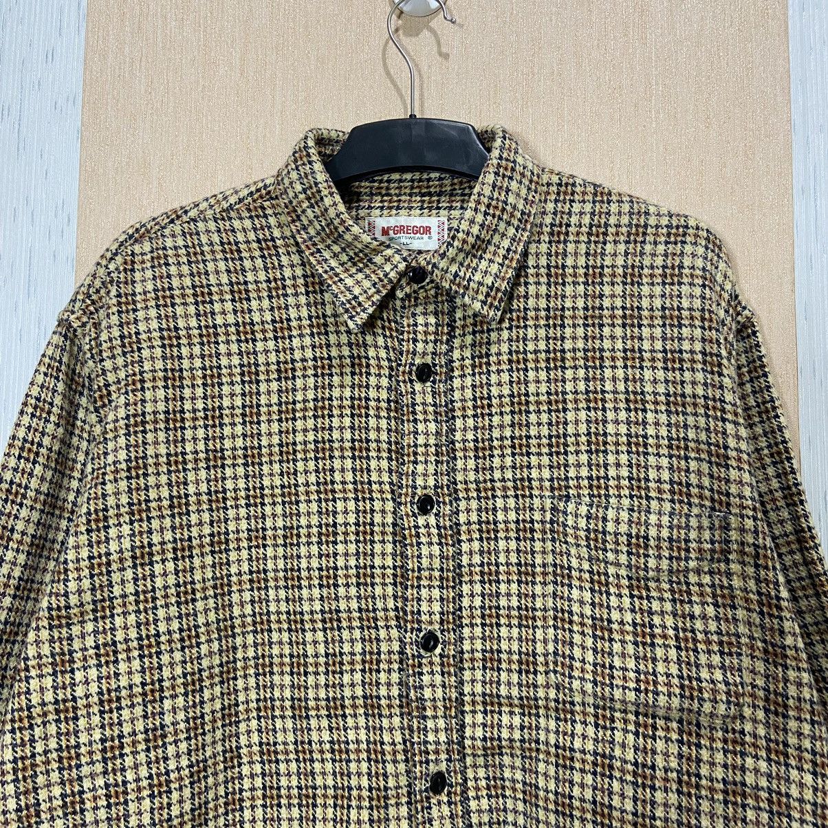 Flannel Vintage McGREGOR Wool Flannel Shirt Size US XL / EU 56 / 4 - 3 Thumbnail
