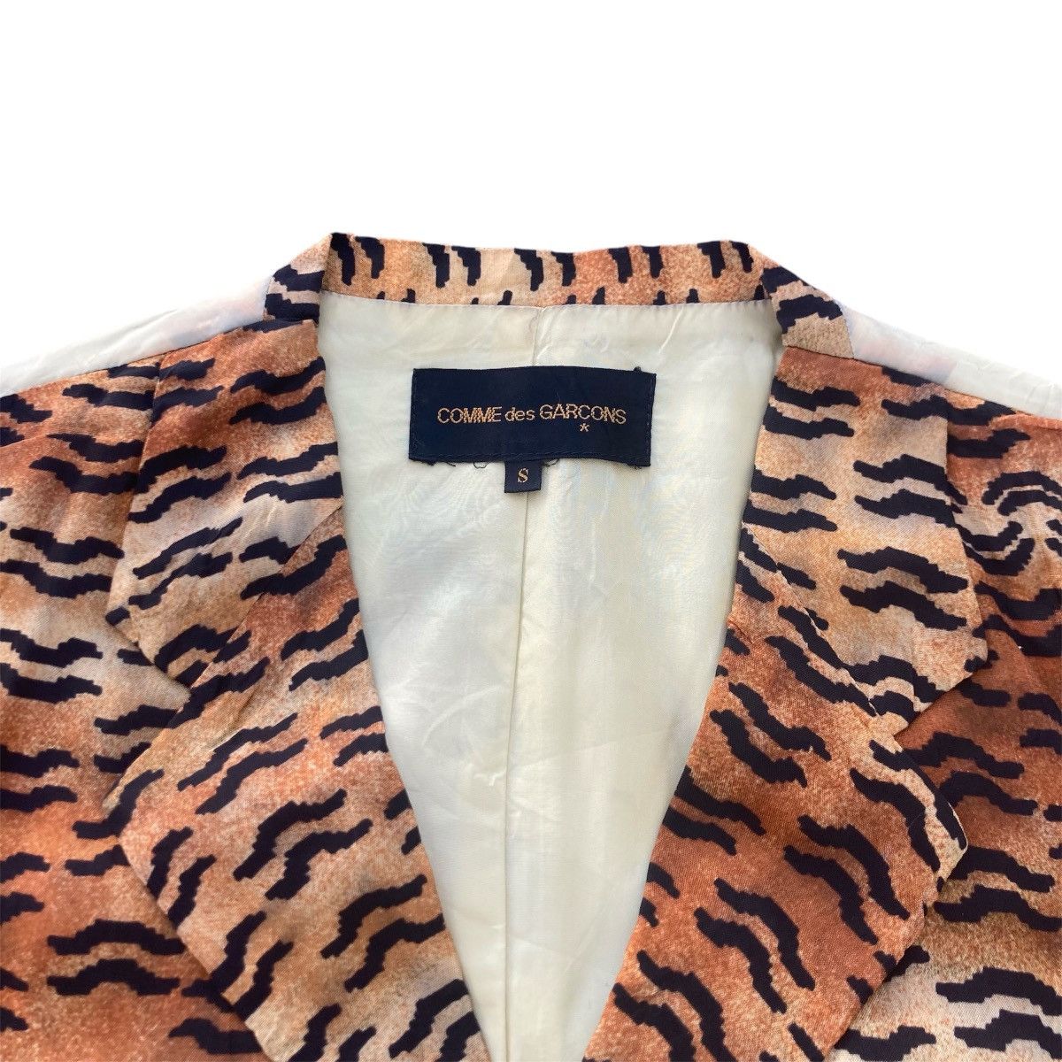 Comme des Garcons VINTAGE COMME DES GARCON AD1991 TIGER STRIPES VEST Size US S / EU 44-46 / 1 - 5 Thumbnail