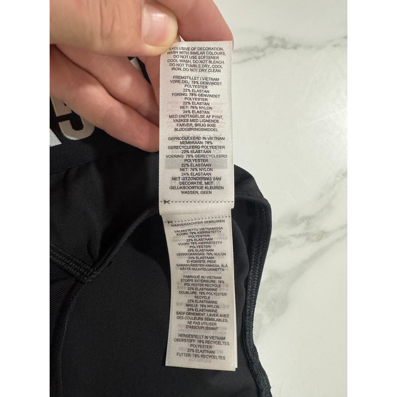 Gymshark GymShark Women's XS Sports Bra Black White NWOT Size XS / US 0-2 / IT 36-38 - 4 Thumbnail