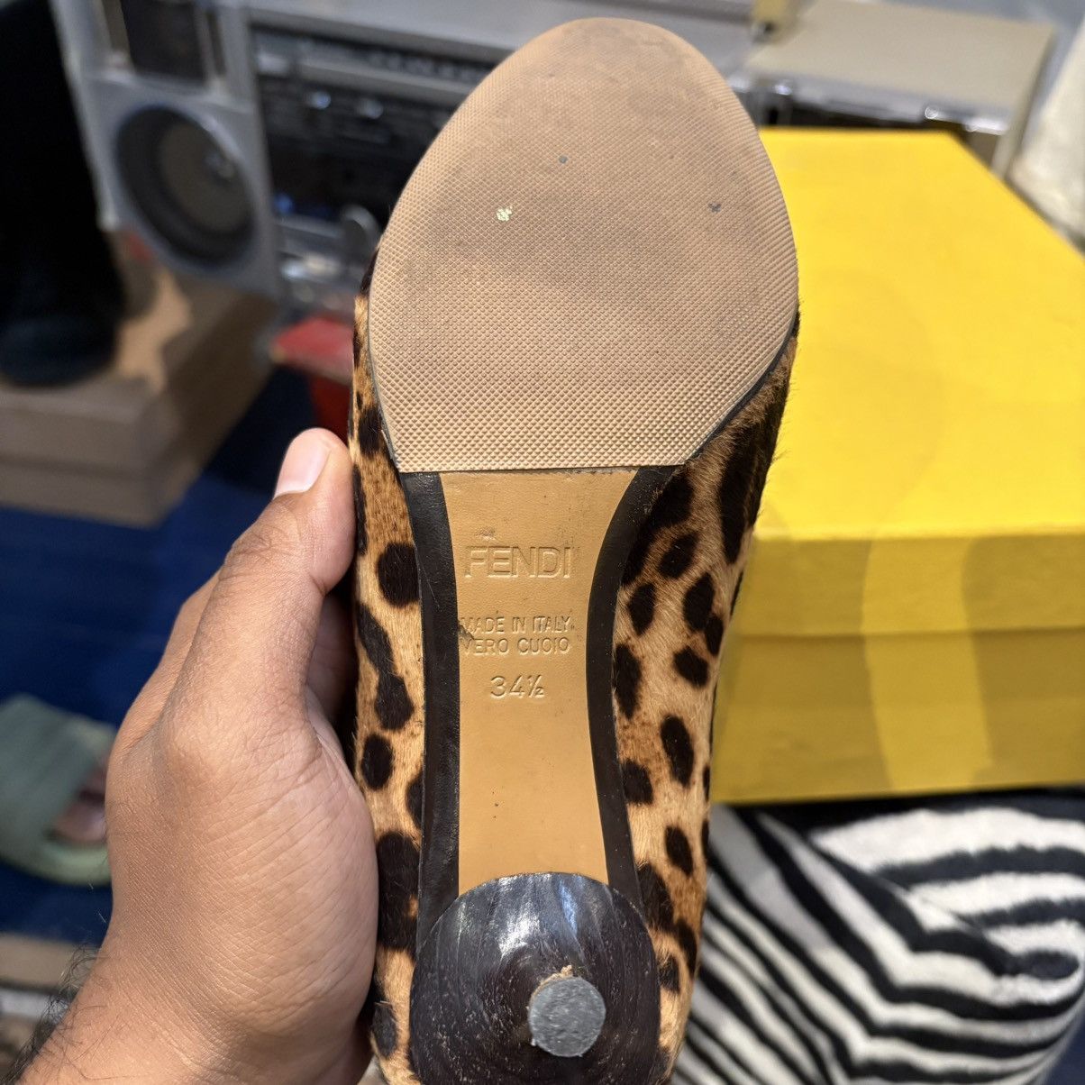 Fendi Fendi Leopard Print Heels Size US 4.5 / IT 34.5 - 2 Thumbnail