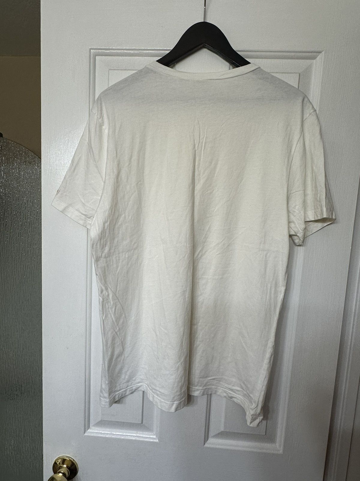 Guess × Hugo Boss Boss Orange By Hugo Boss Vintage White V Neck Tee Shirt Size US M / EU 48-50 / 2 - 3 Thumbnail