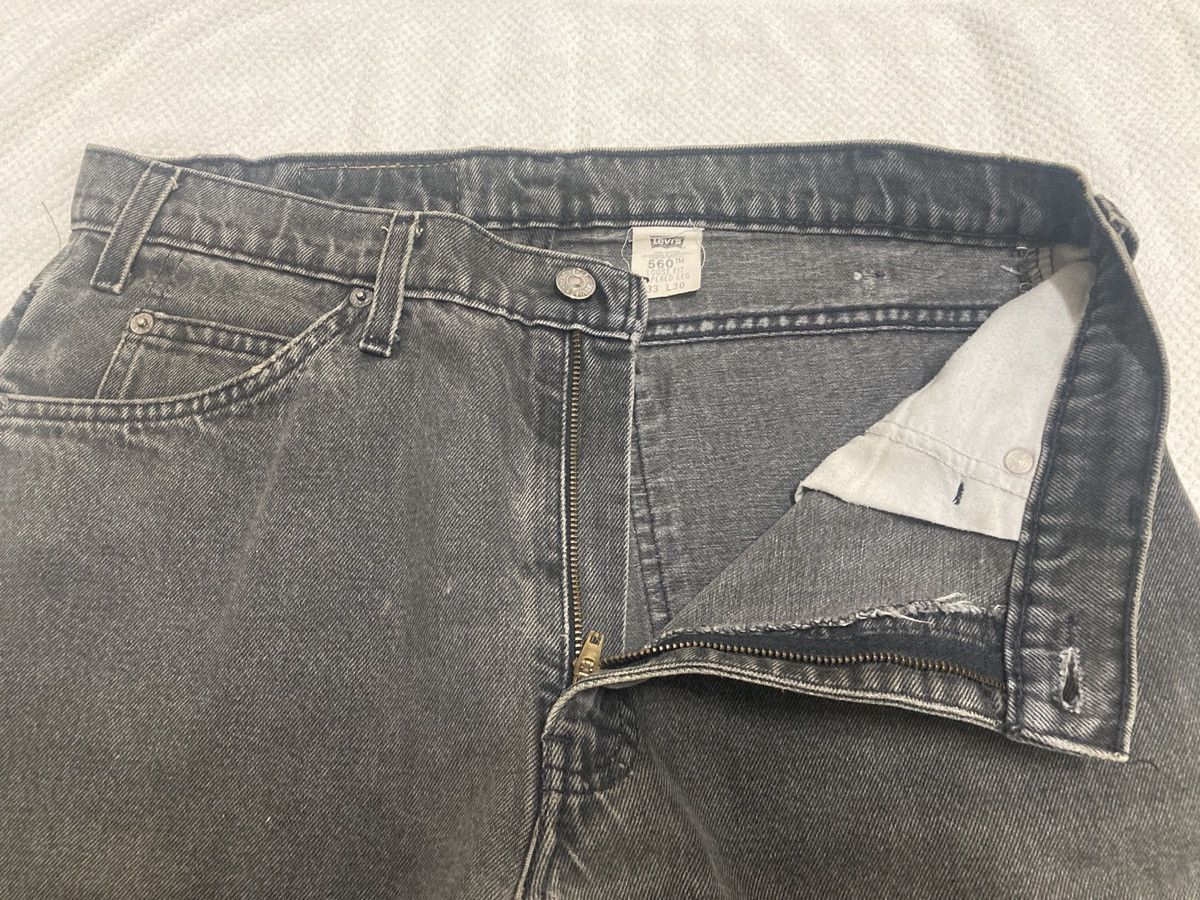 Levi's Vintage 90’s Levis 560 Orange Tab jeans Made in Guatemala Size US 33 - 3 Thumbnail