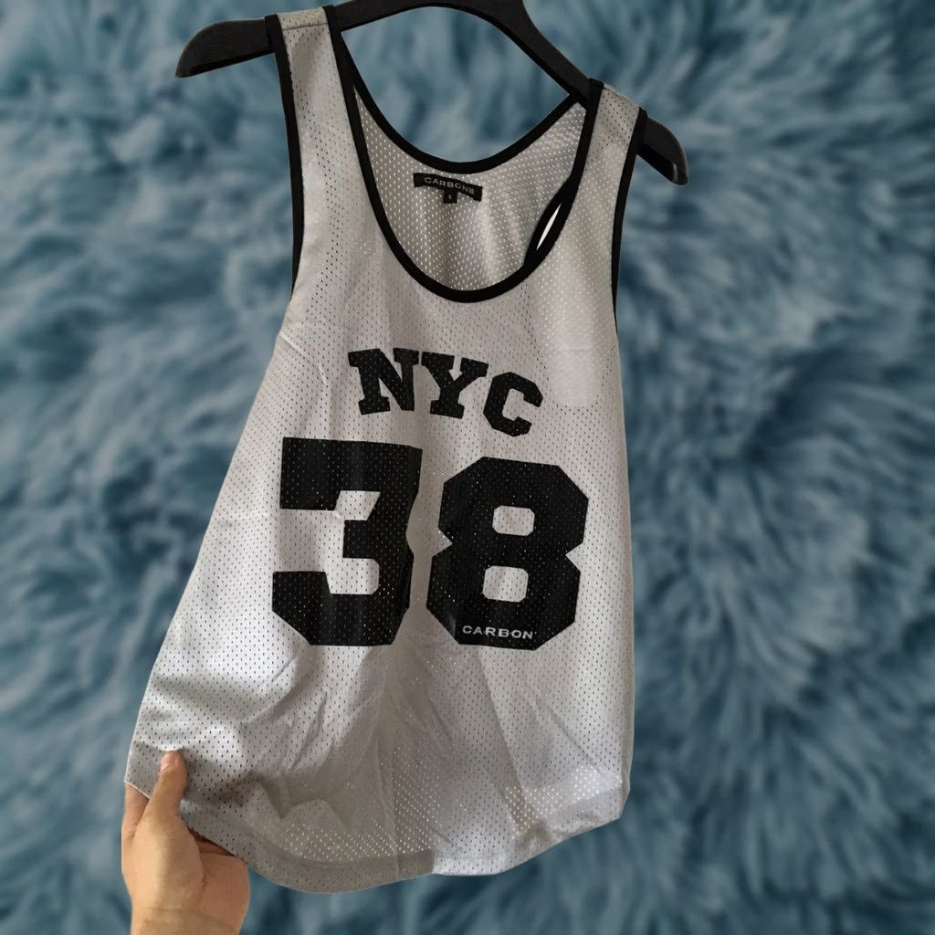 Vintage Carbon 38 Jersey Tank Top Size Small Summer NYC Size US S / EU 44-46 / 1 - 1 Thumbnail