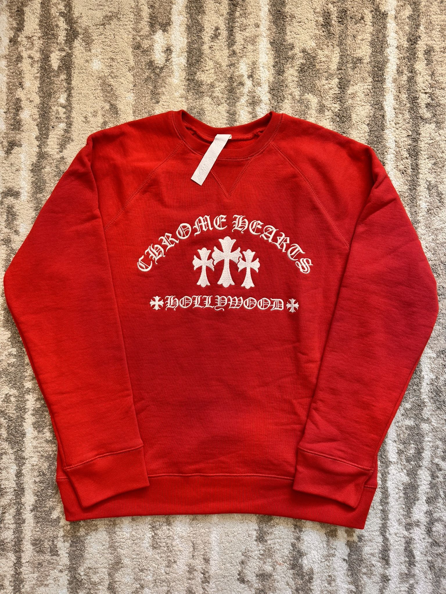 Chrome Hearts chrome hearts king taco sailin crewneck Red