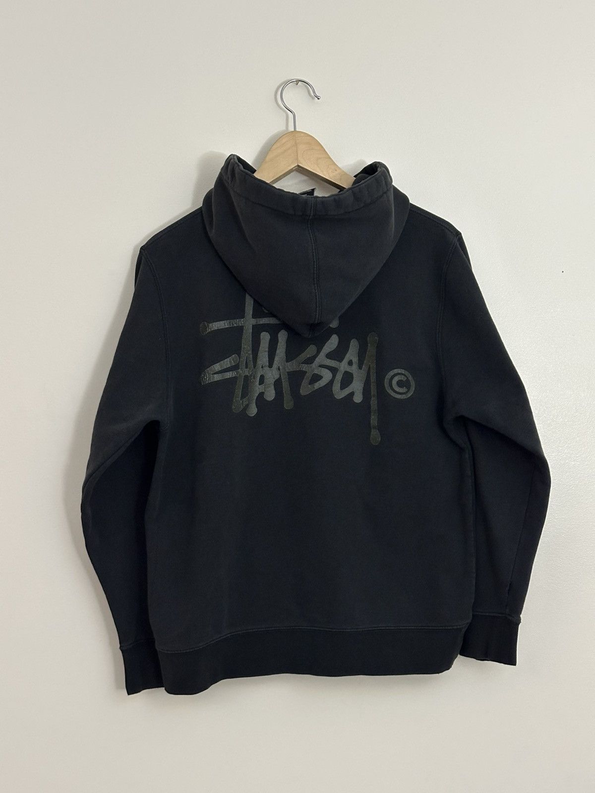 Stussy × Vintage STUSSY VINTAGE CAMO ZIP HOODIE FULL PRINT
