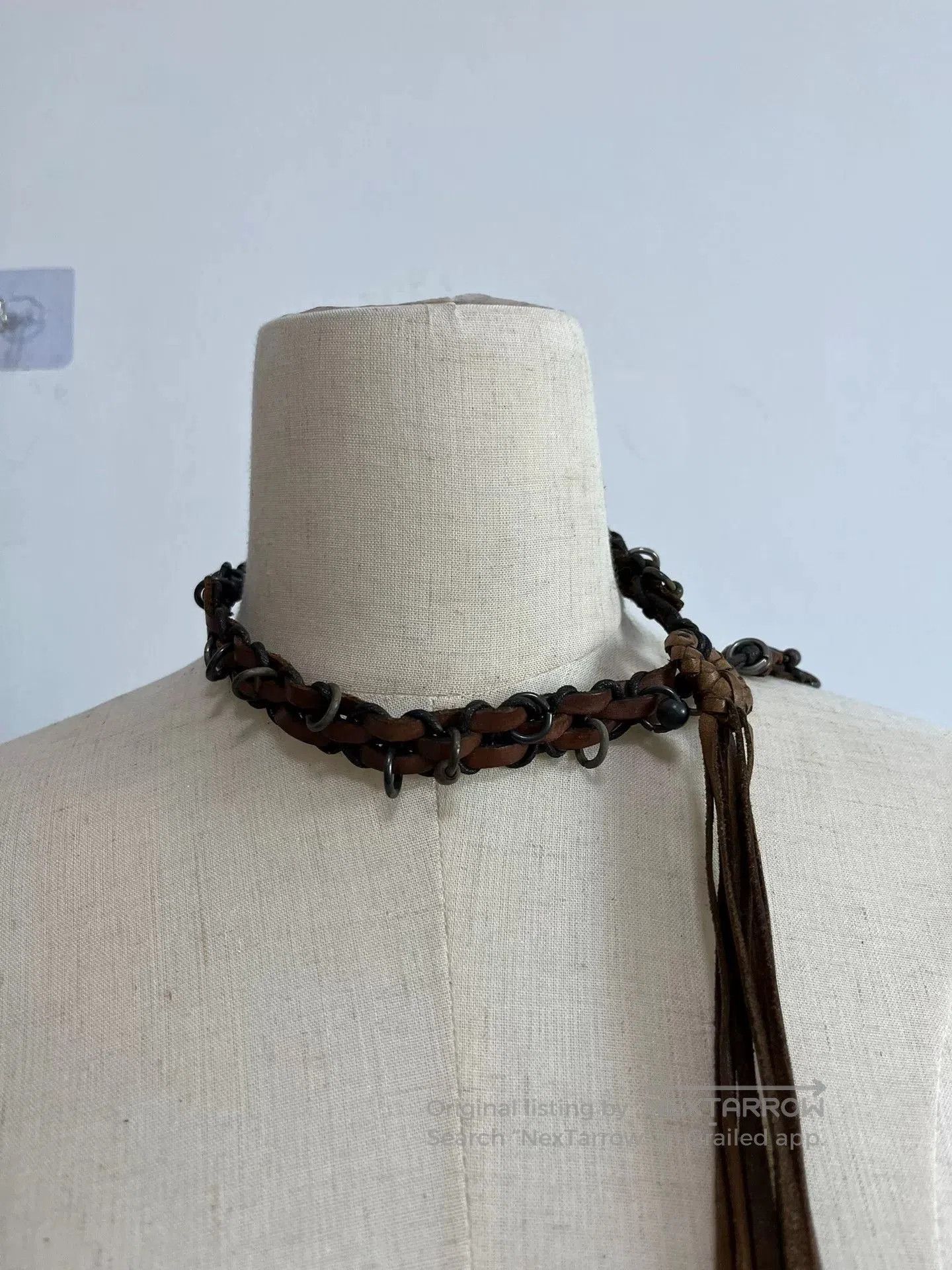 Share Spirit Homme Share Spirit Leather Cord Chain Necklace. Size ONE SIZE - 7 Thumbnail