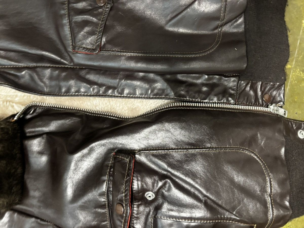 Vintage VINTAGE LEATHER JACKET Size US M / EU 48-50 / 2 - 4 Thumbnail