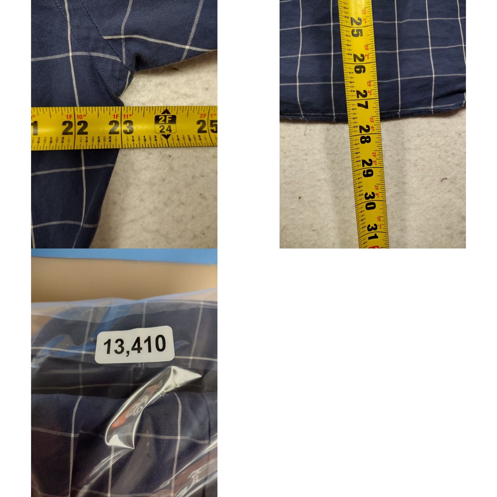 Nautica Nautica Shirt Mens Medium 15.5 34/35 Blue White Button Up Long Sleeve Casual Size US L / EU 52-54 / 3 - 8 Thumbnail