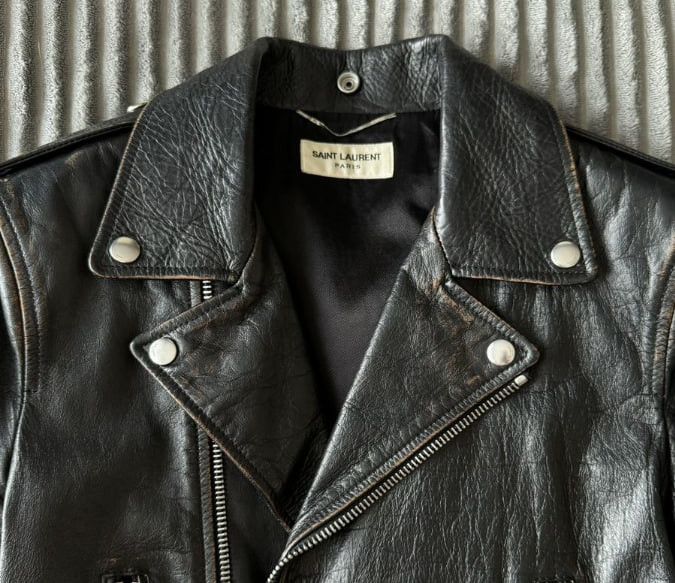 Saint Laurent Paris Saint Laurent Leather Jacket (2017) Size US S / EU 44-46 / 1 - 4 Thumbnail
