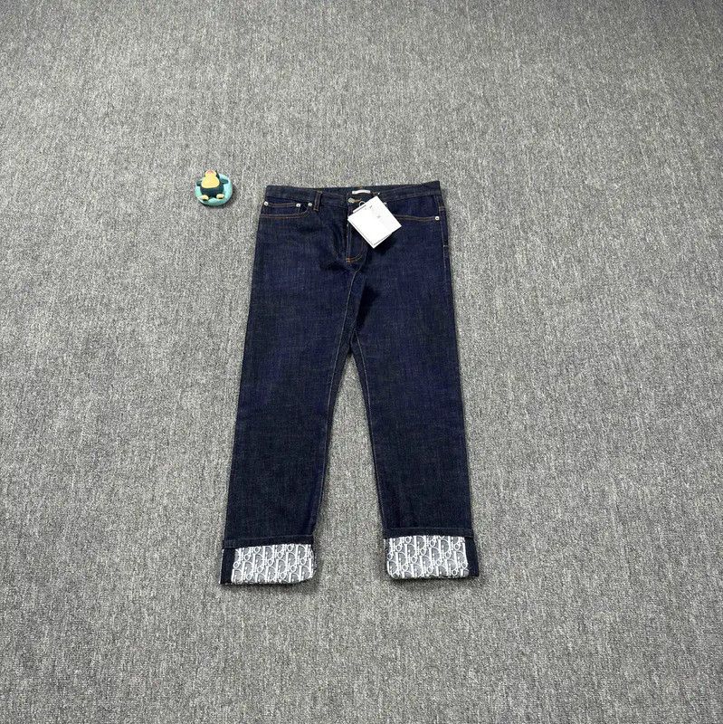 Dior Dior Cotton Casual Blue Pants for Men 0089 Size US 32 / EU 48 - 1 Thumbnail