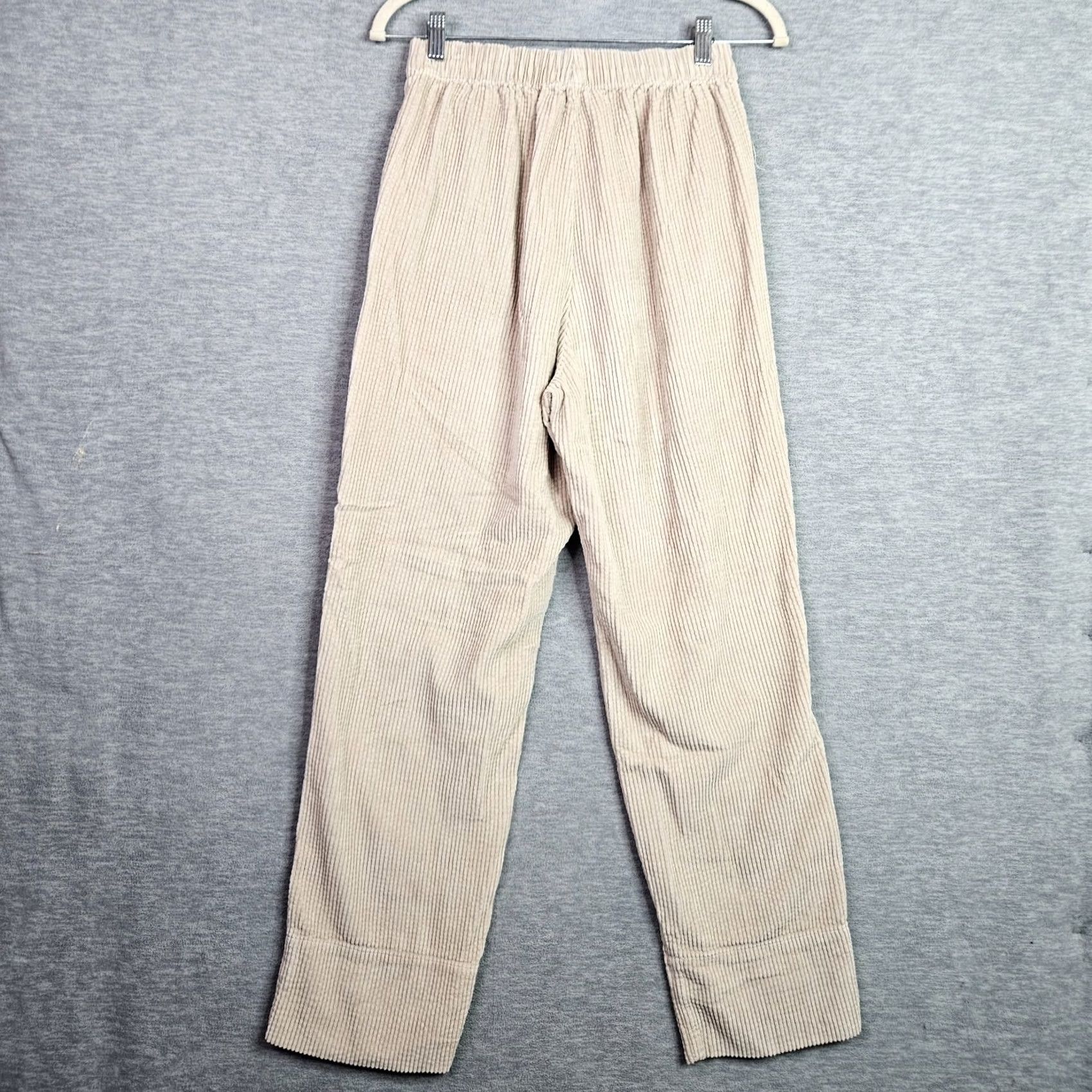 Vintage American Vintage Women's Ivory Pockets Corduroy Straight Leg Pants XS Size 26" / US 2 / IT 38 - 2 Thumbnail
