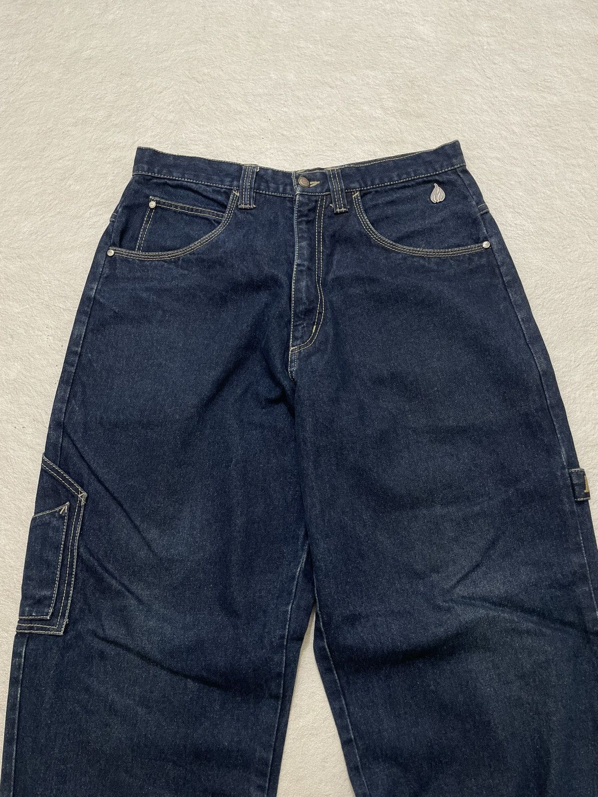 Kapital 2000s Japan Carpenter Baggy Jeans Number Nine JNCO Ifsix LGB Size US 32 / EU 48 - 2 Thumbnail