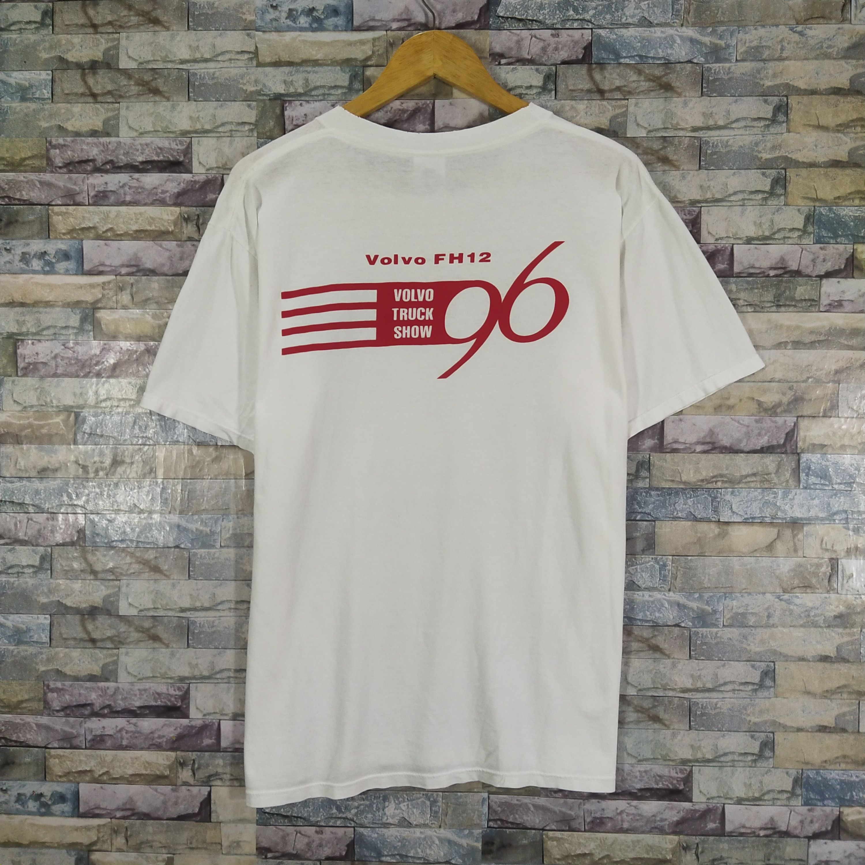 Vintage Vintage 90s Volvo FH12 Volvo Truck Show Shirt Size US L / EU 52-54 / 3 - 1 Thumbnail