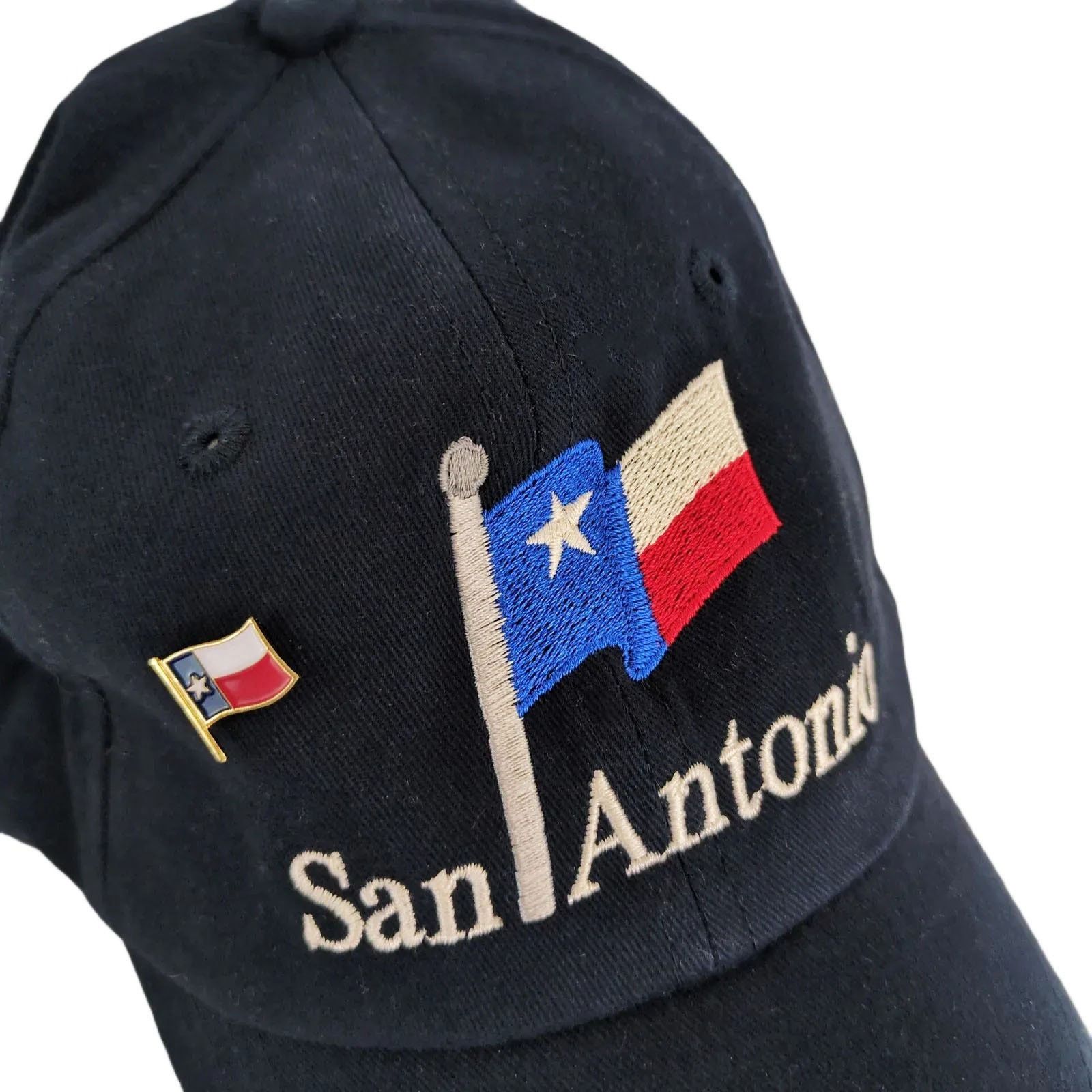 Other San Antonio Texas Navy Baseball Hat & Flag Pin Souvenir Size ONE SIZE - 5 Thumbnail