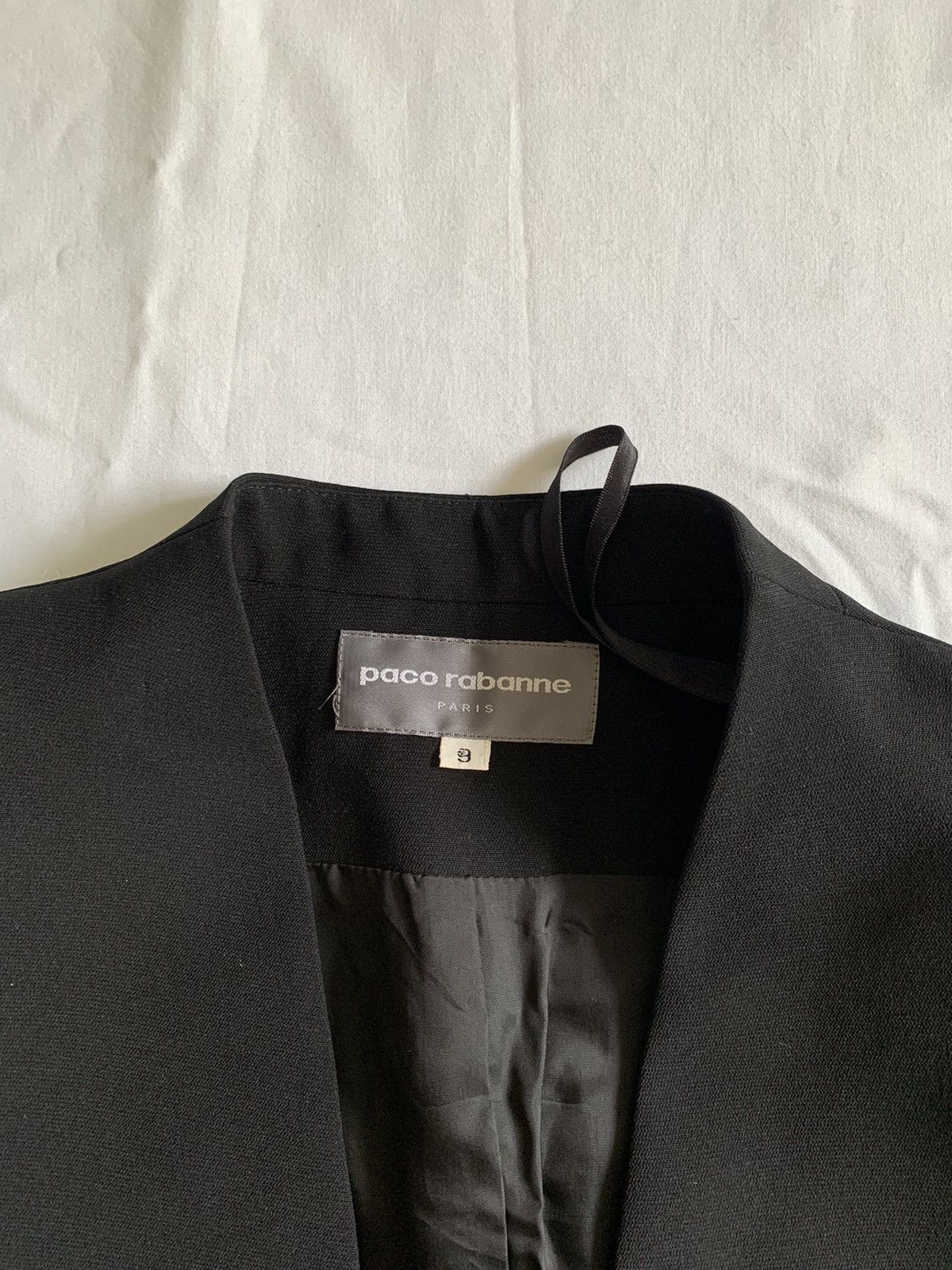 Paco Rabanne Paco Rabanne Open Front Blazer Size S / US 4 / IT 40 - 8 Thumbnail
