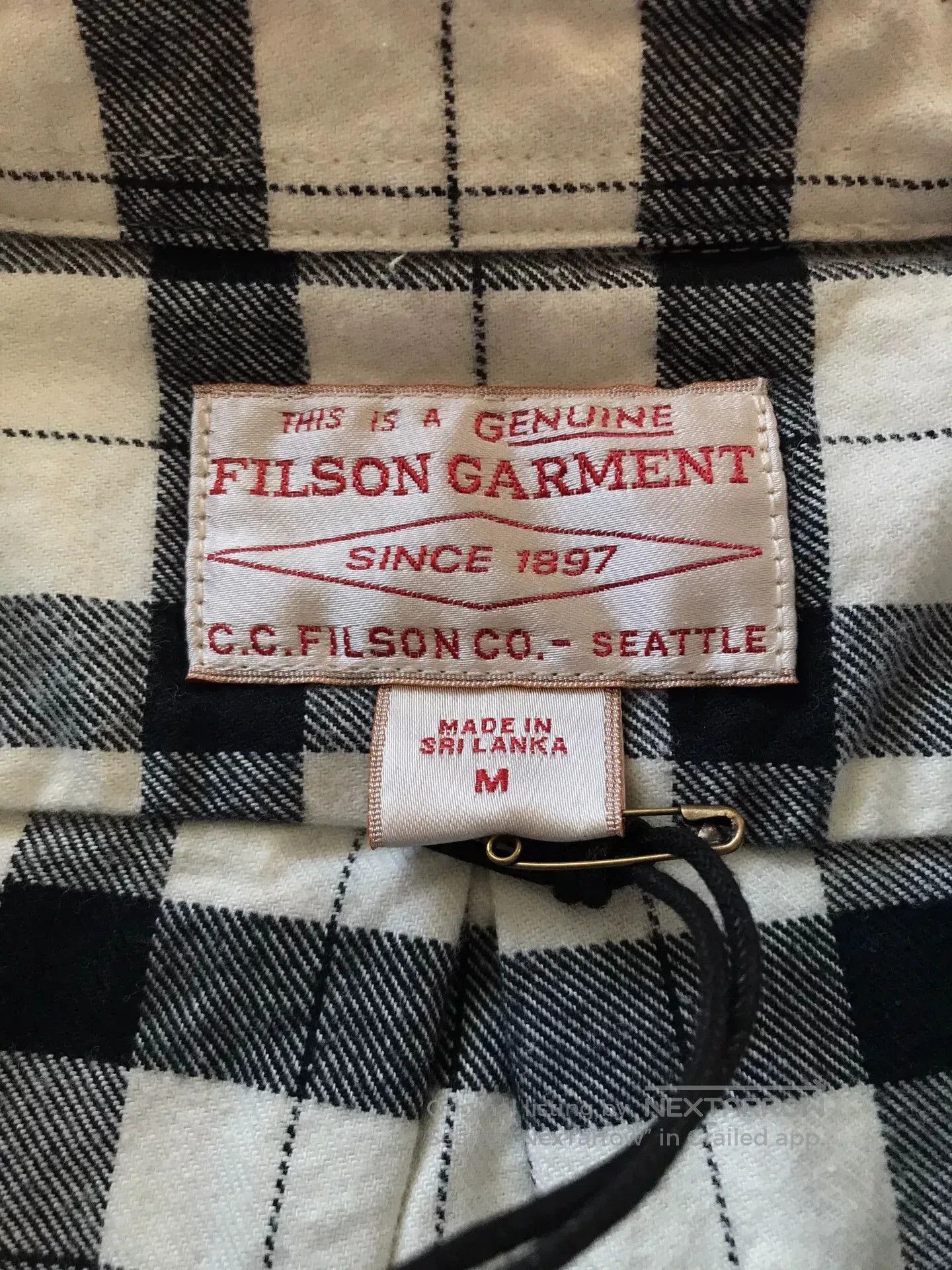 Filson Filson Heavy Flannel Work Shirt. Size US M / EU 48-50 / 2 - 7 Thumbnail