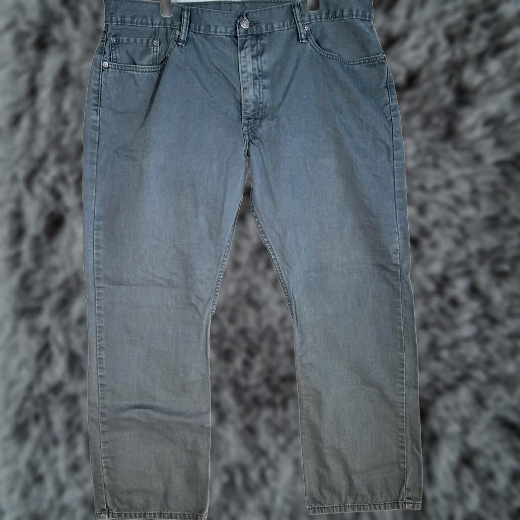 Levi's VINTAGE Levis 514 Jeans Mens 38x30 Gray Green Denim Straight Leg Mid Rise 100% Cotton Size US 38 / EU 54 - 1 Thumbnail
