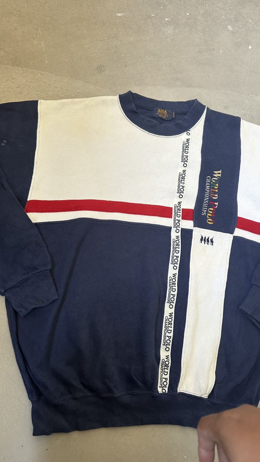 Vintage VINTAGE WORLD POLO CHAMPIONSHIPS SEEATSHIRT Size US L / EU 52-54 / 3 - 2 Thumbnail