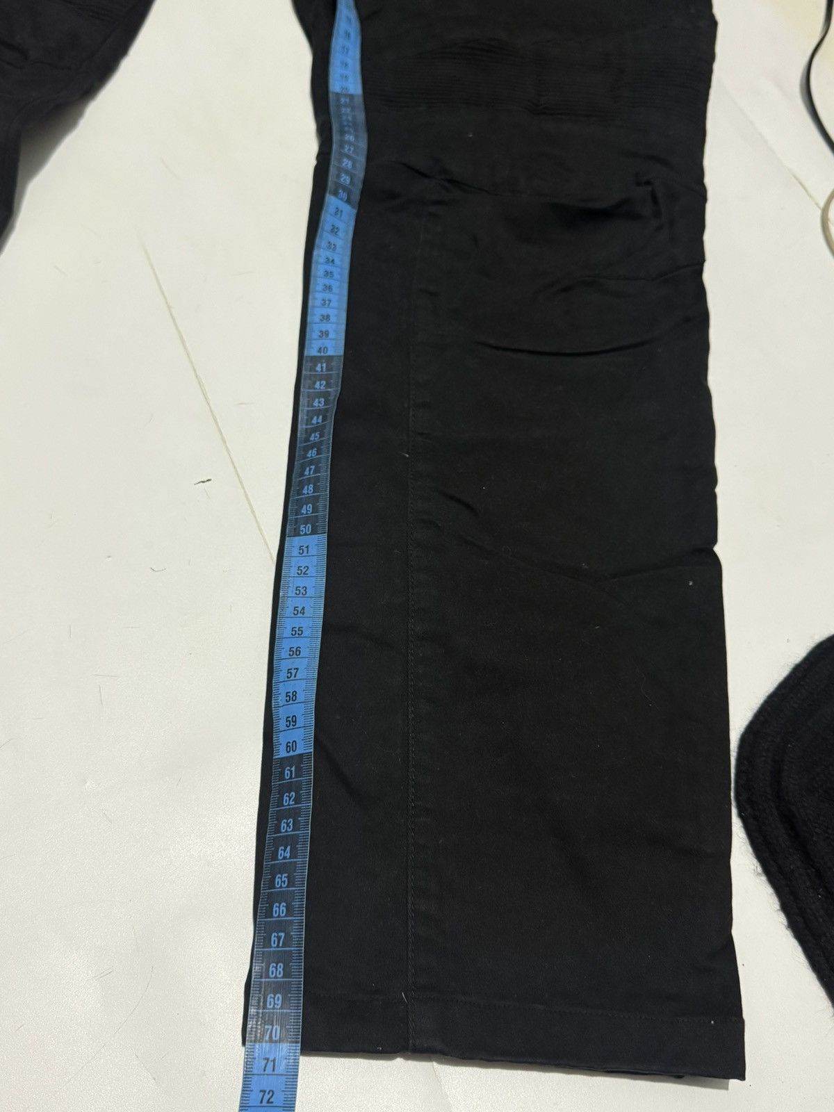 Balmain Olivier Rousteing Black Biker Pants Size US 36 / EU 52 - 12 Thumbnail