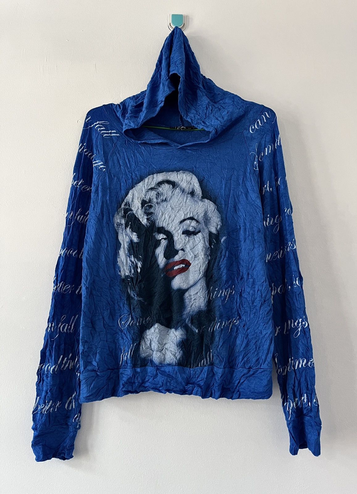 Vintage AOP CLEO APPAREL BIG LOGO HOODIE Size US M / EU 48-50 / 2 - 1 Thumbnail