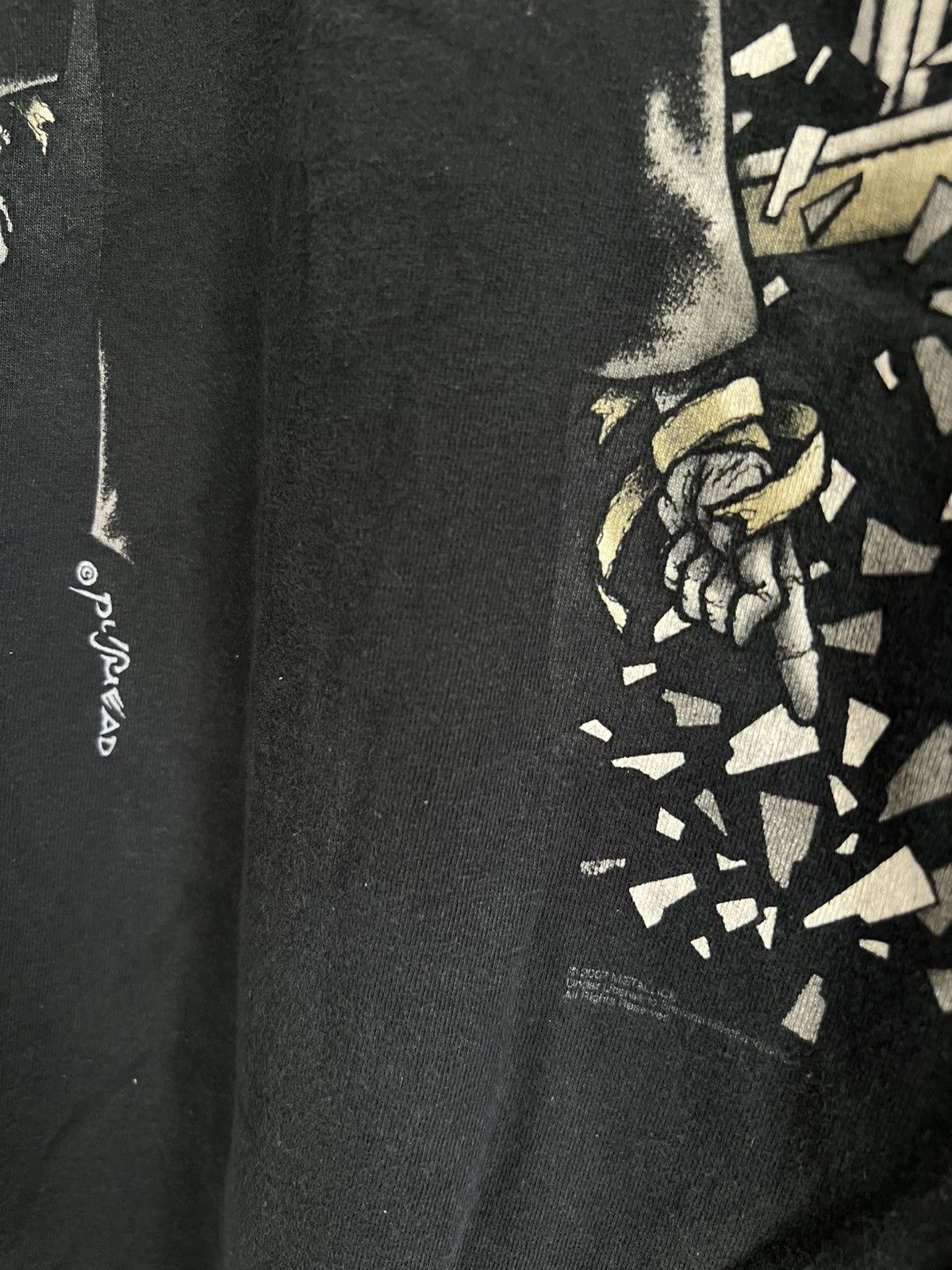 Metallica Vintage Metallica PUSHEAD 80s Artwork Black Large Tees Shirt Size US M / EU 48-50 / 2 - 5 Thumbnail