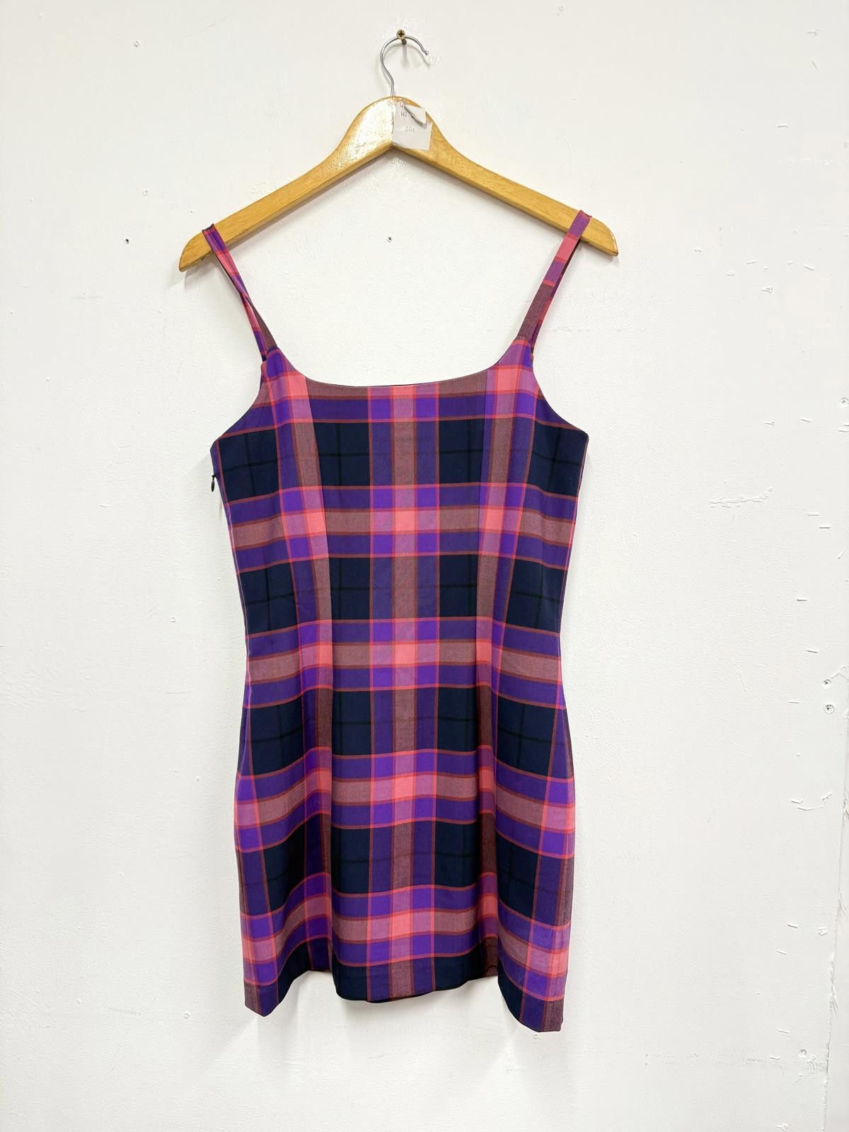 Jack Wills Jack Wills Purple and Pink Tartan Mini Dress UK 10 / US 6 Size M / US 6-8 / IT 42-44 - 4 Thumbnail