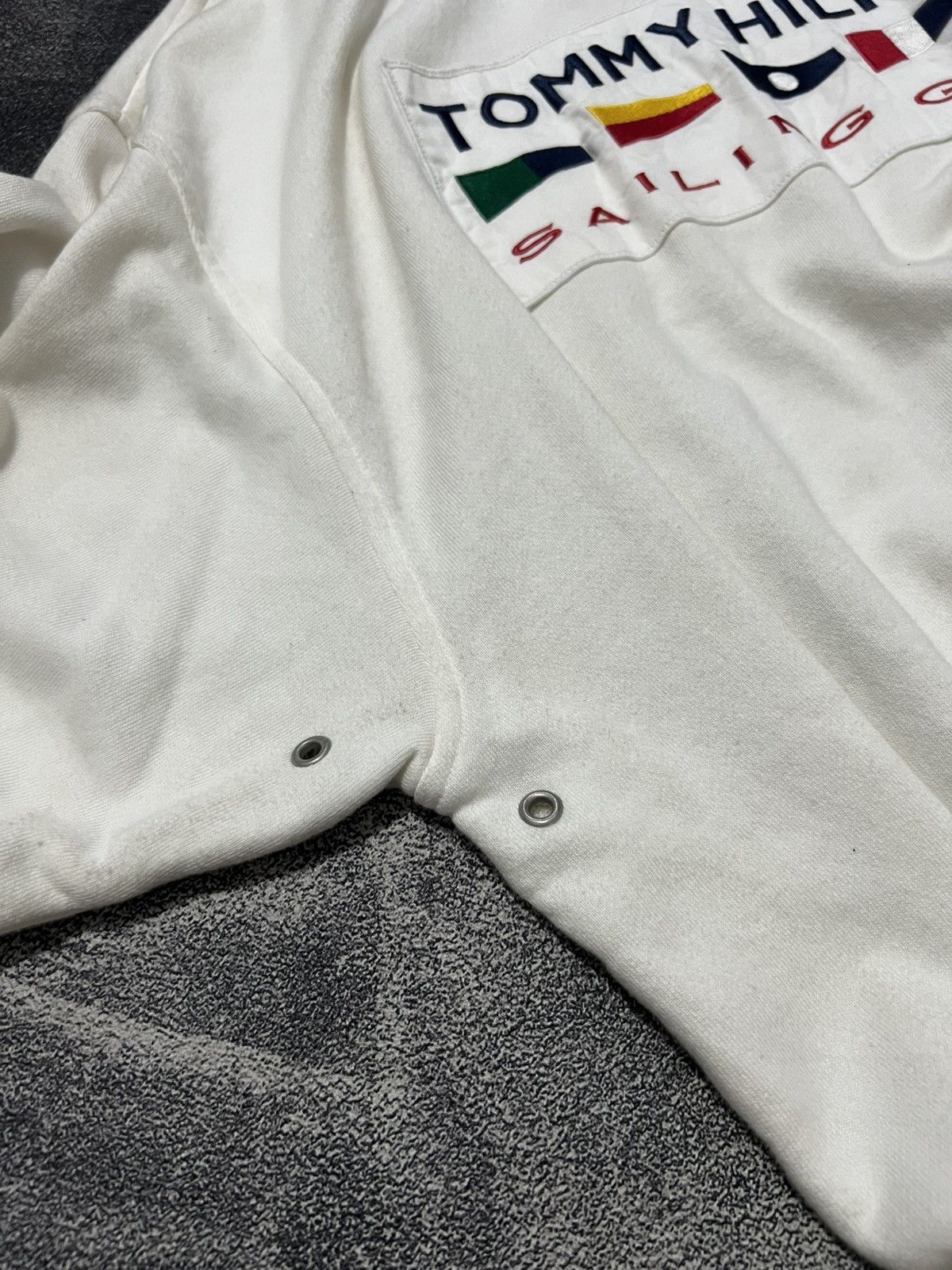 Tommy Hilfiger Tommy Hilfiger Sailing Gear Half Zip Hoodie Size US XL / EU 56 / 4 - 7 Thumbnail