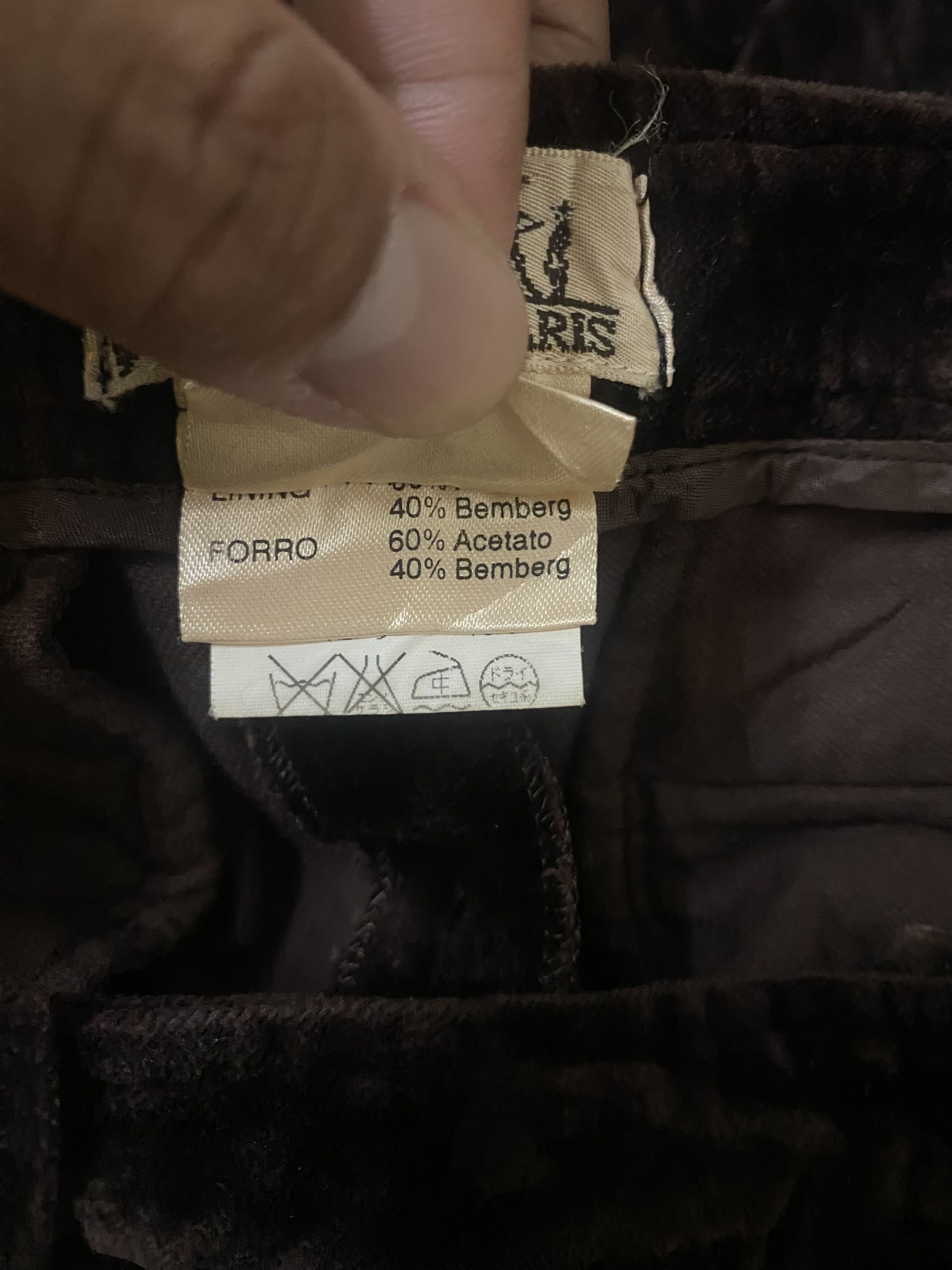 Hermes Vintage Hermes Velvet Pants Size US 28 / EU 44 - 8 Thumbnail