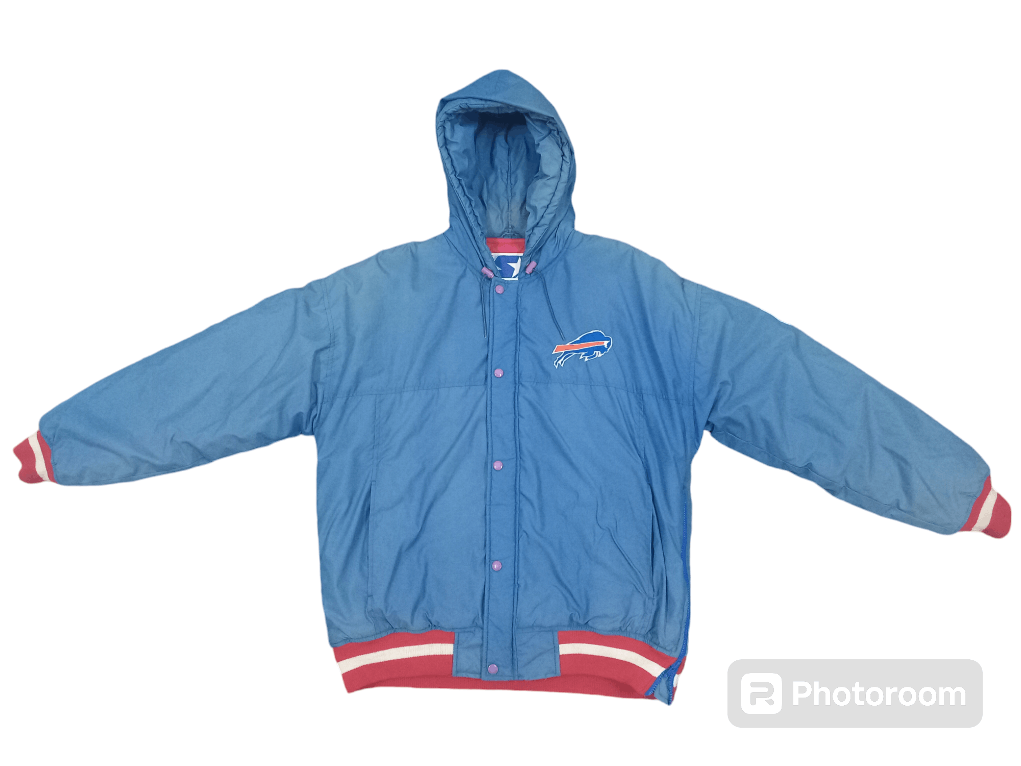 NFL × Starter × Vintage Vintage 90's Buffalo Bills Starter Jacket Size US M / EU 48-50 / 2 - 1 Thumbnail