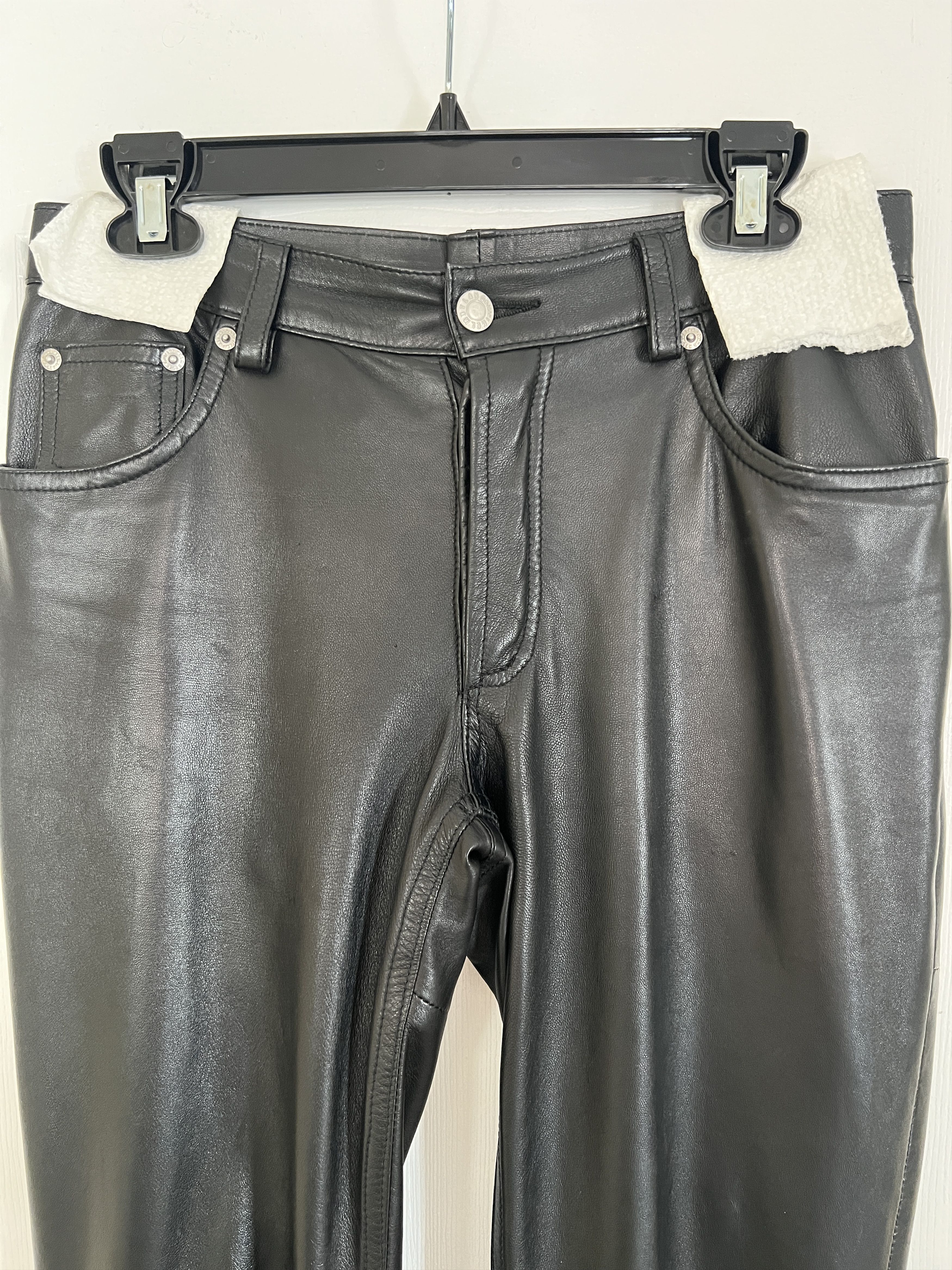 Helmut Lang 1997 Leather Pants Archive Size US 31 - 2 Thumbnail