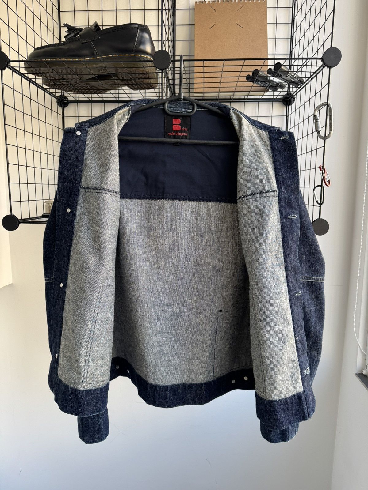 Japanese Brand × Vintage Wale Adeyemi B Side Mens Japan Denim Jacket Size US L / EU 52-54 / 3 - 7 Thumbnail