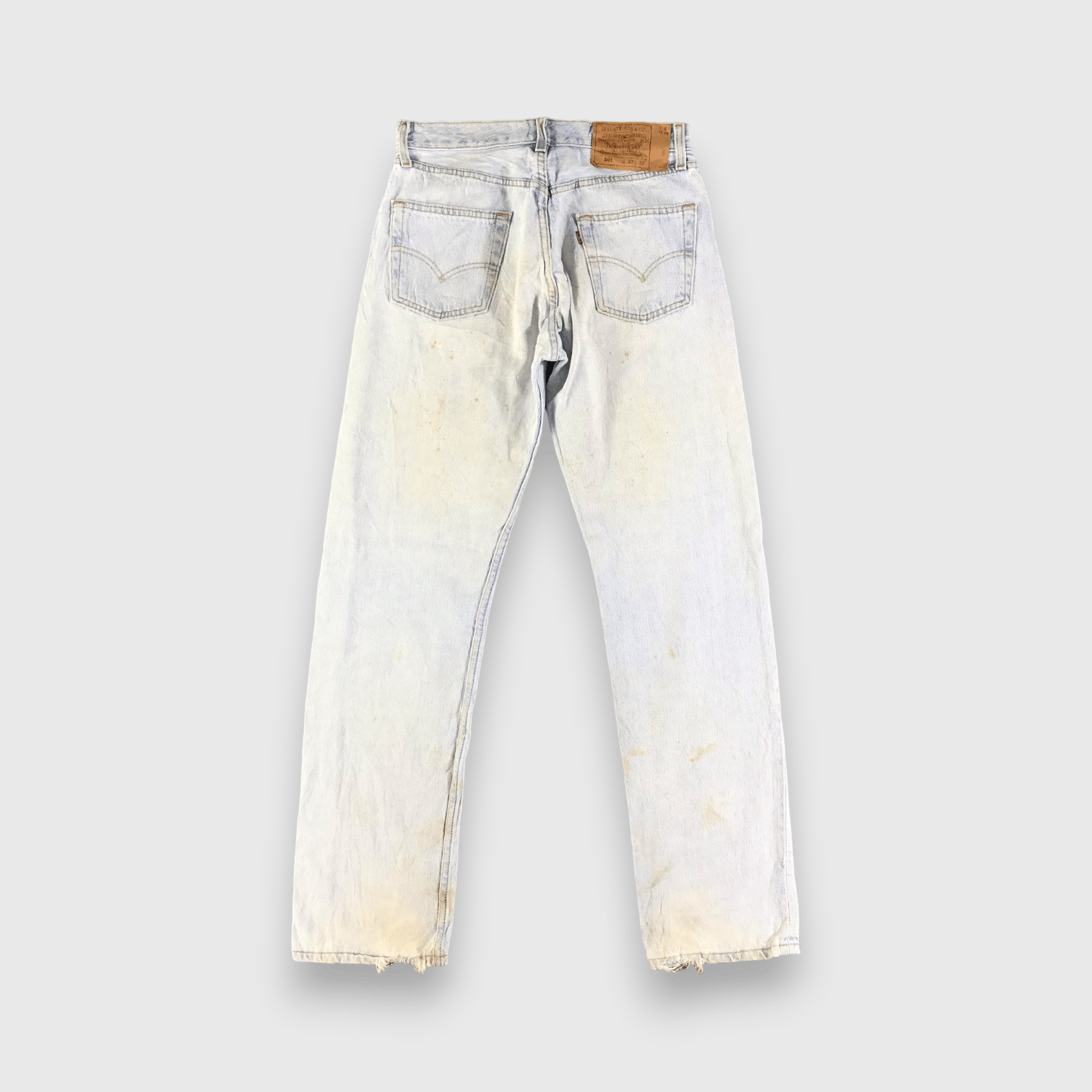 Levi's 90s Vintage Light Wash Levis 501 Jeans-J3008 Size US 30 / EU 46 - 2 Thumbnail