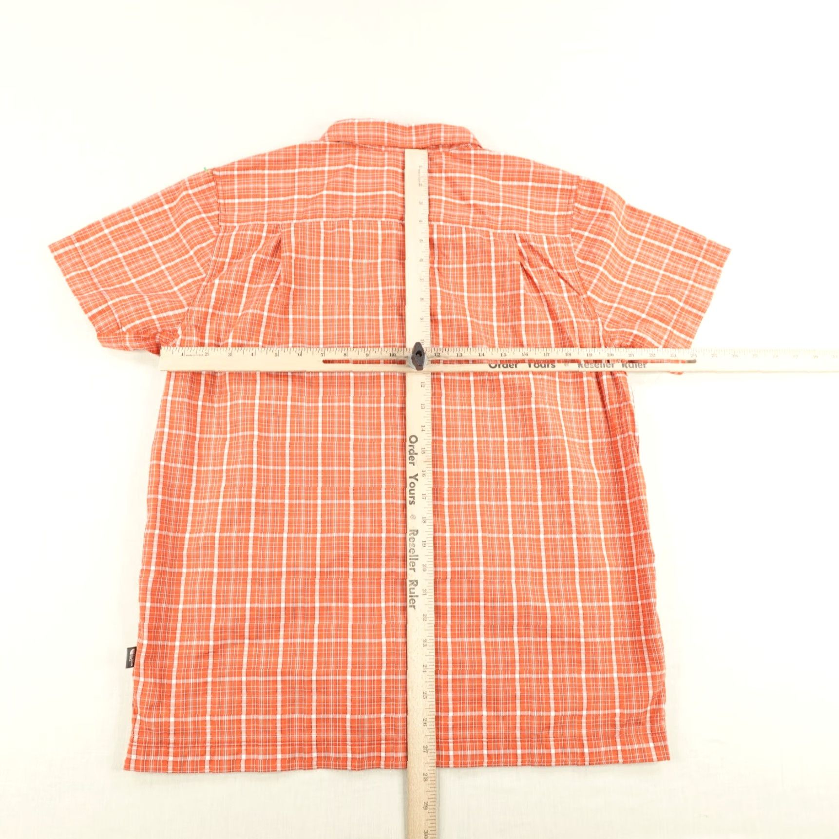 The North Face The North Face Shirt Mens Medium Orange Plaid Button Up Performance Hiking Trail Size US M / EU 48-50 / 2 - 5 Thumbnail