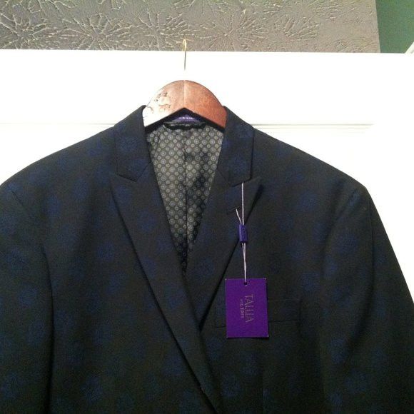 Tallia TALLIA MEN'S NEW PLYSTR BLEND EVENING SOIREE JACKET SIZE: M Size 40R - 3 Thumbnail