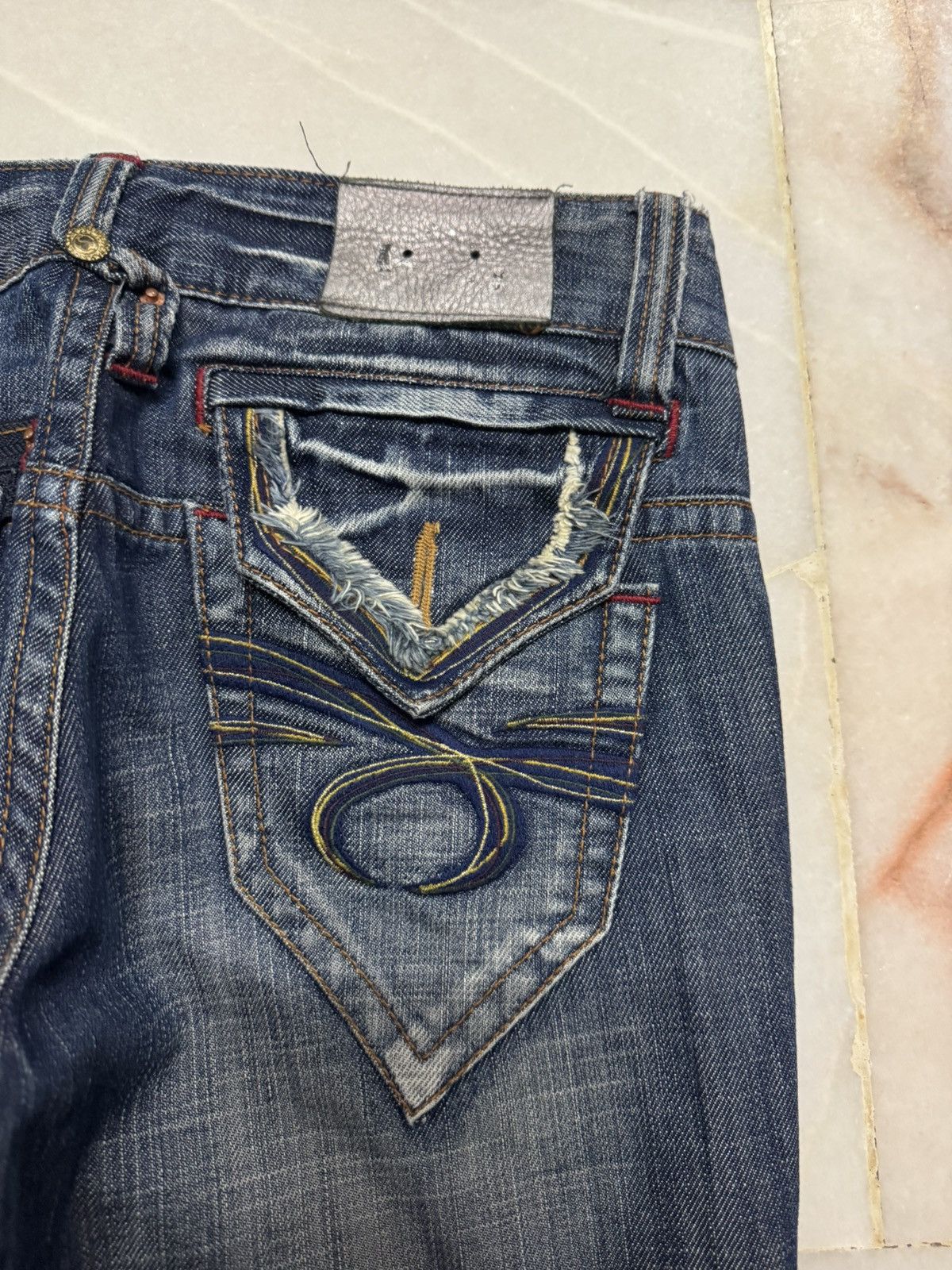 If Six Was Nine 💥BAGGY FLARE💥90's RED PEPPER BELL BOTTOM WHISKER LOW RISE Size US 28 / EU 44 - 20 Thumbnail