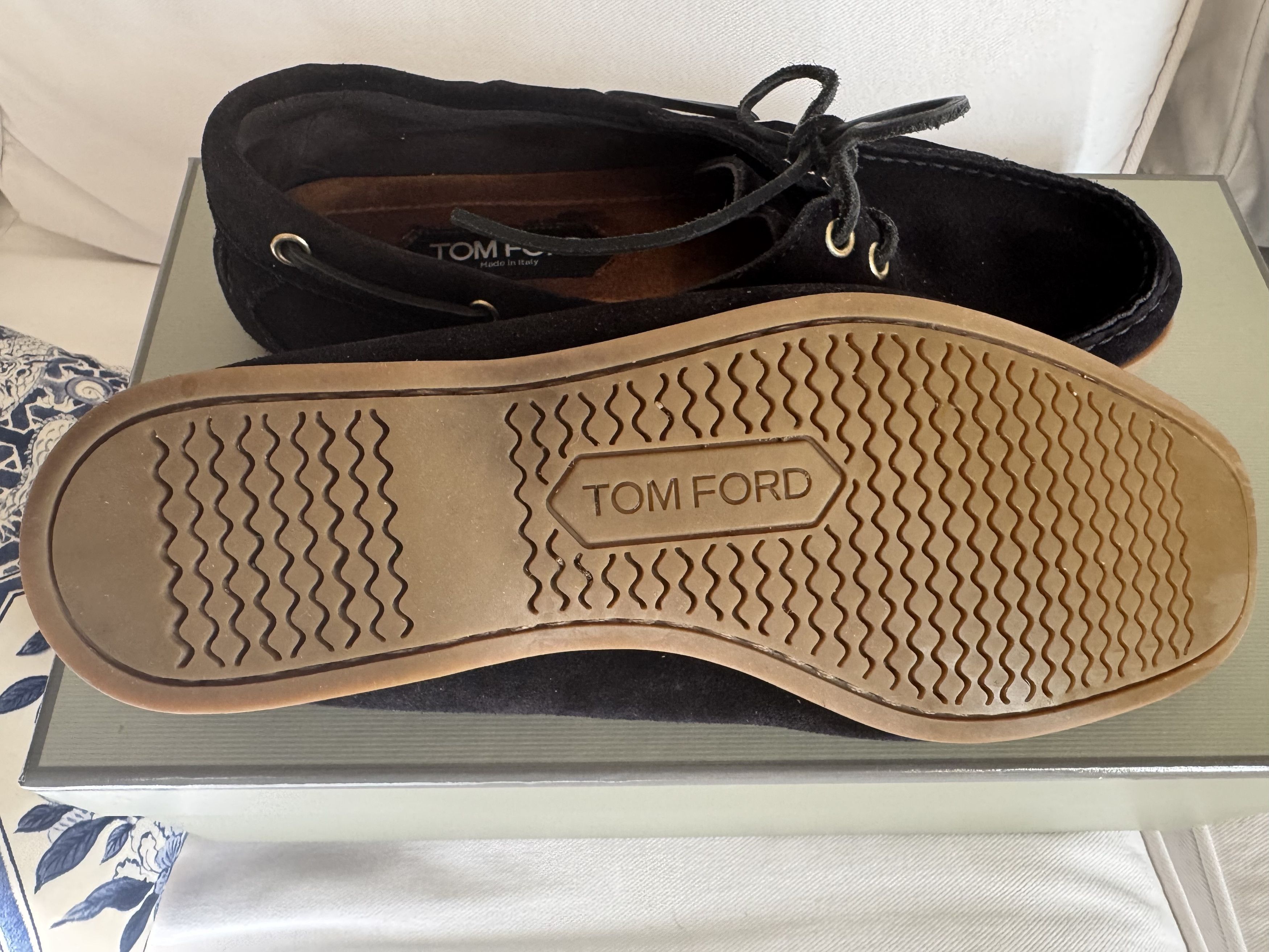 Tom Ford Robin Suede Boat Shoes Size US 8 / EU 41 - 8 Thumbnail