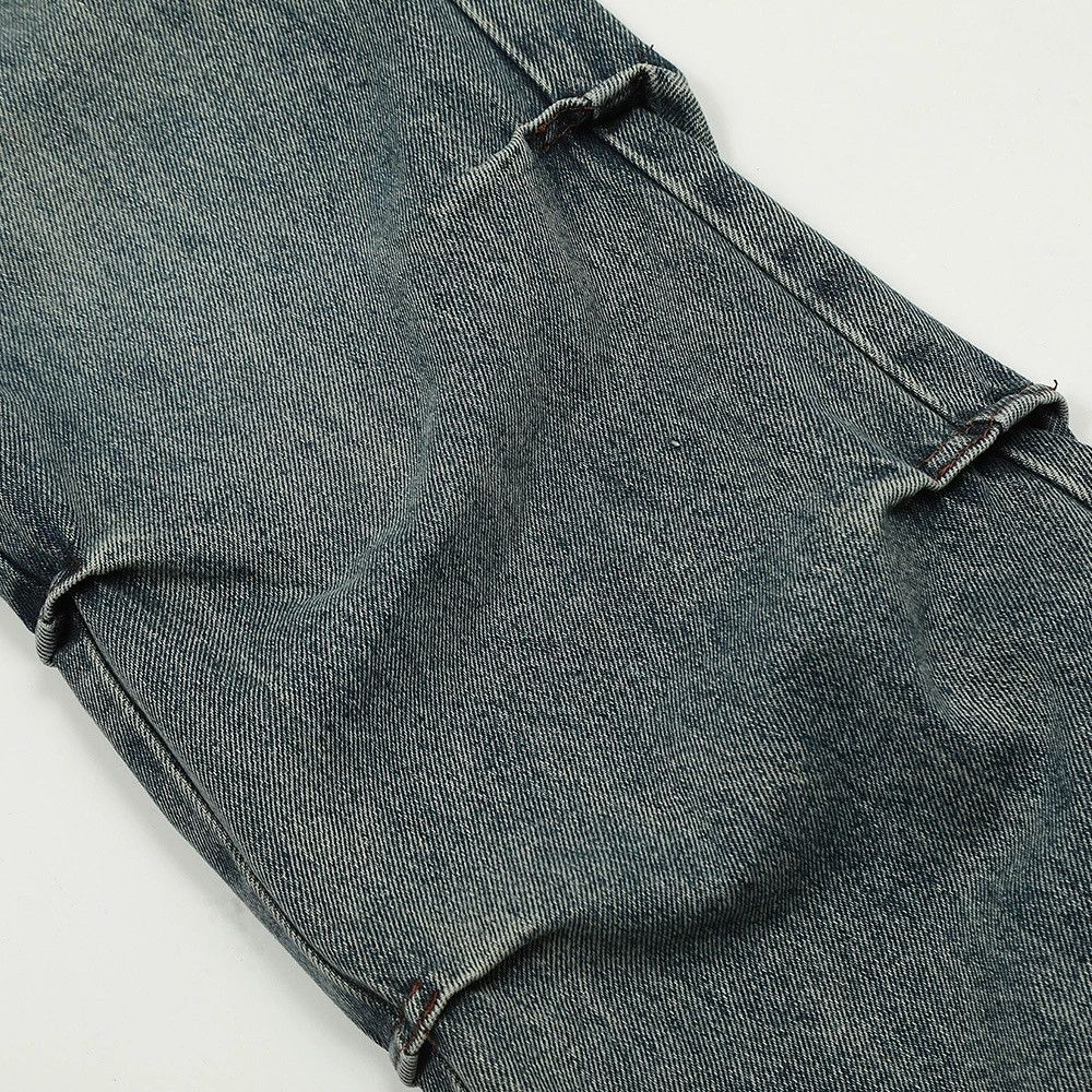 Vintage Men's high street trend punk distressed washed bootcut jeans Size US 32 / EU 48 - 4 Thumbnail