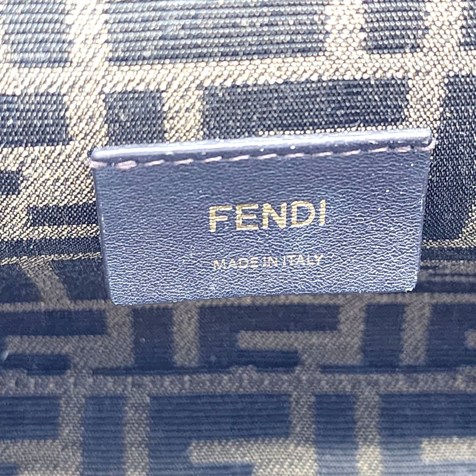 Fendi First Small White Leather Clutch Bag with Python Trim Size ONE SIZE - 12 Thumbnail