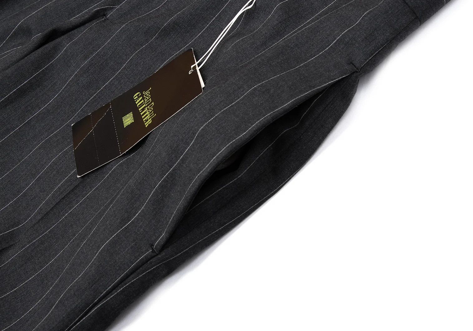 Jean Paul Gaultier Wool Stripe Suit Set in Gray Size 48 Size US M / EU 48-50 / 2 - 13 Thumbnail