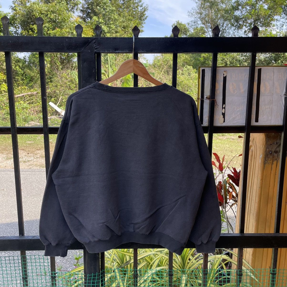 The Rolling Stones 🔥Vintage Keith Richards Big Skull Logo Boxy Crop Sweatshirts Size US M / EU 48-50 / 2 - 2 Thumbnail