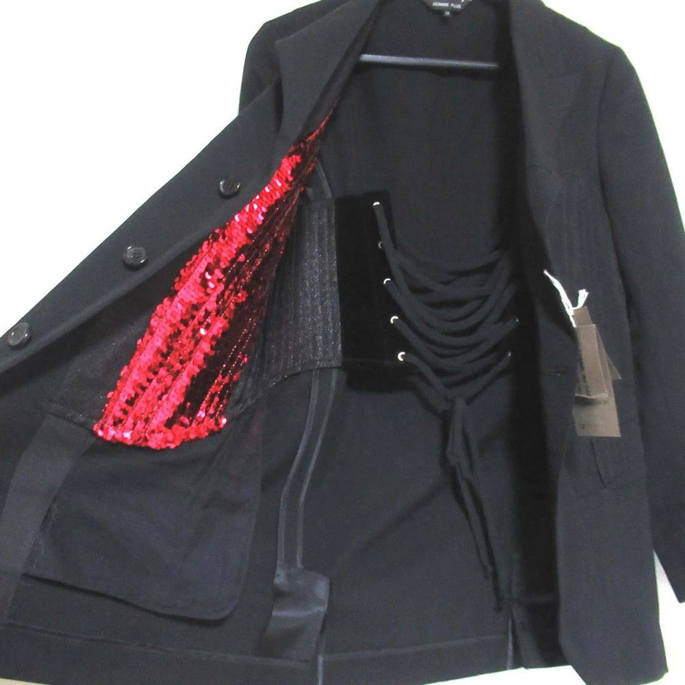Comme des Garcons Homme Plus Jacket Sequin Inside-Out Tailored Size US XS / EU 42 / 0 - 4 Thumbnail