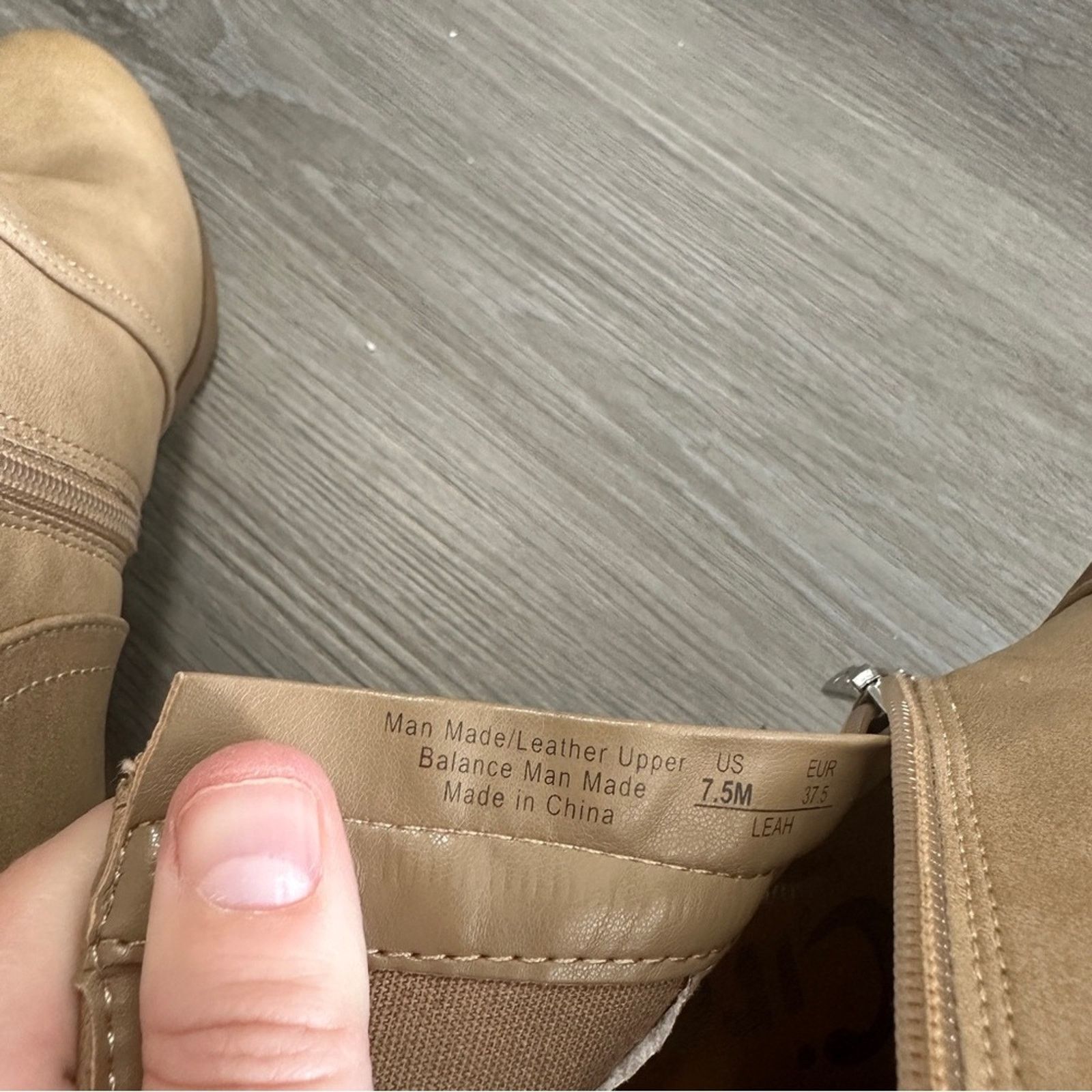 Sam Edelman Sam Edelman Leah Beige Fringe Side Zip Stacked Heel Booties Size US 7.5 / IT 37.5 - 8 Thumbnail