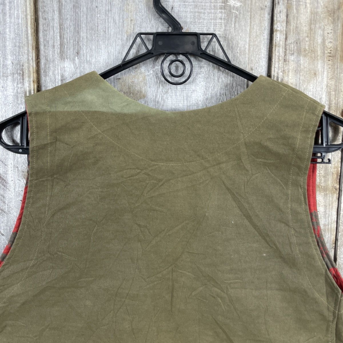 Japanese Brand × Vintage Vintage Japanese Brand Vests Plain Green Army Size US M / EU 48-50 / 2 - 6 Thumbnail
